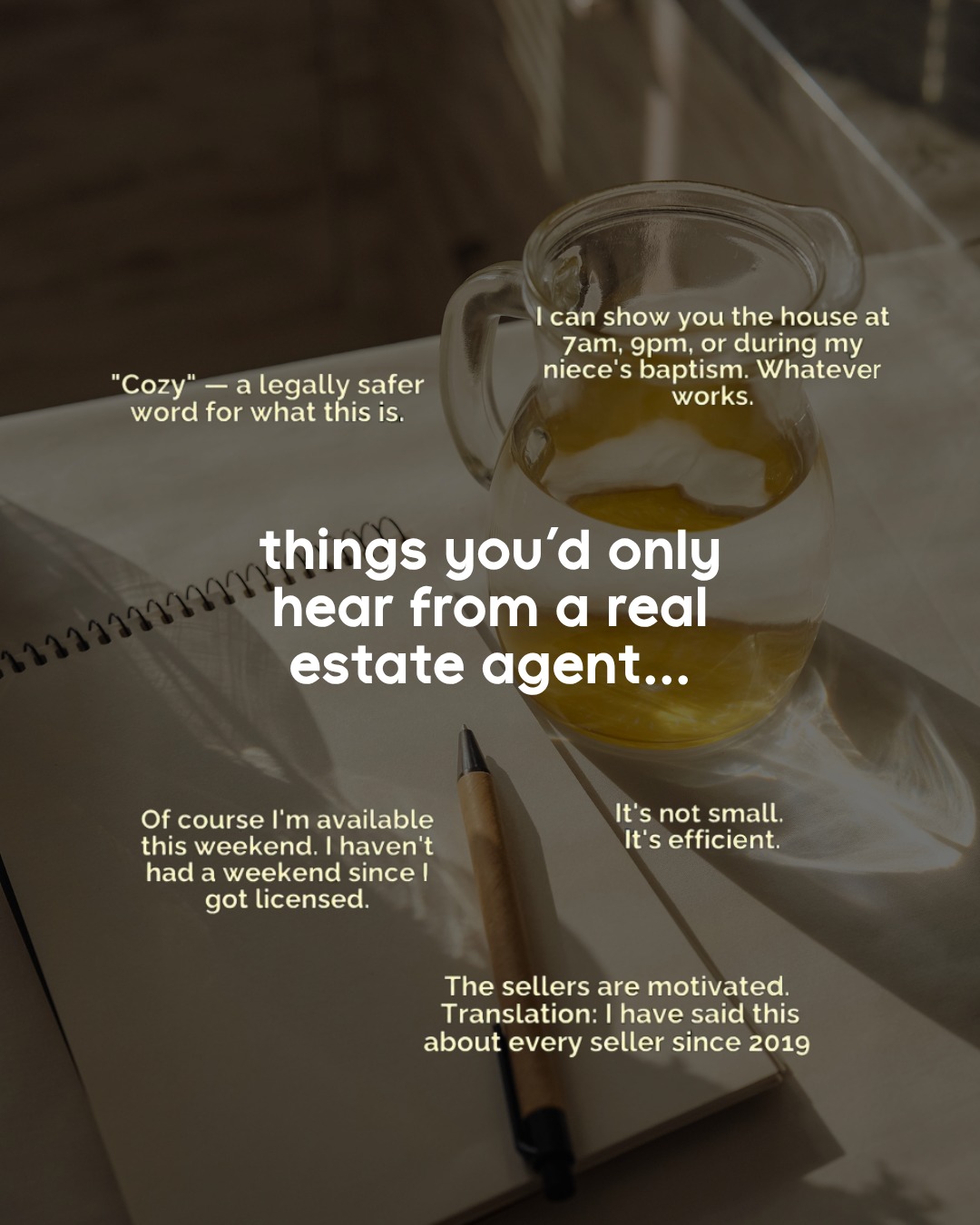 If you've ever heard your agent say something on this list, drop a πββοΈ below. And if you're an agent reading this, no judgment- we've said all of these too.
#HomegrownRealty #TampaRealEstate #RealtorLife #RealEstateHumor #TampaBayHomes