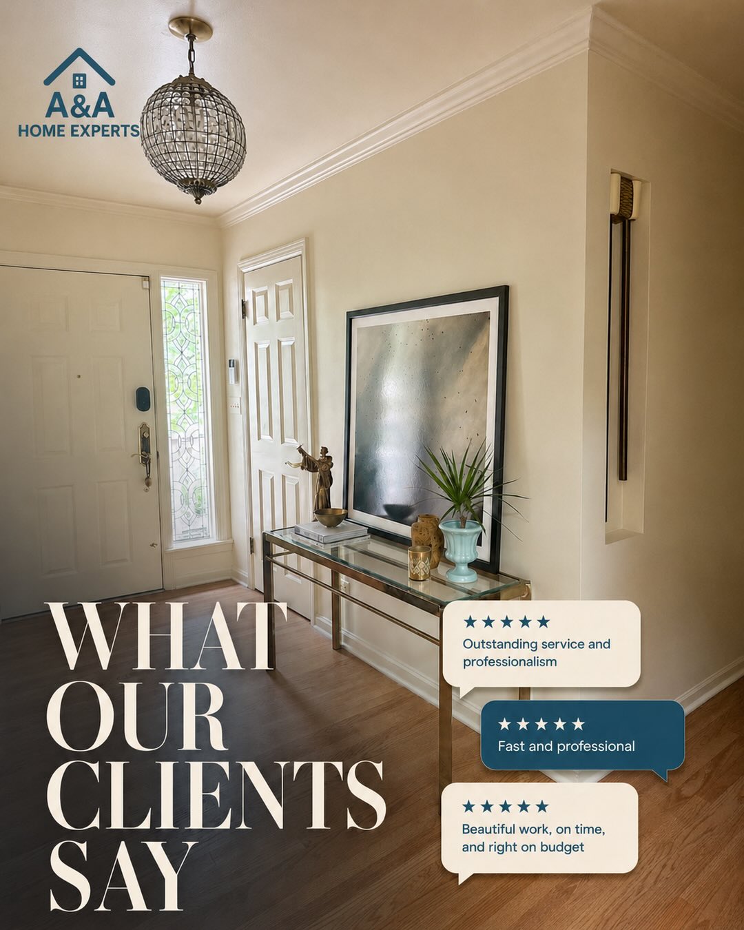 The best way to describe our work? Let our clients do it for us ⭐️
From bathroom and basement remodeling to painting, flooring, drywall, and home repairs — every project is built around quality workmanship, clear communication, and respect for your home
We’re grateful to every client who trusted A&A Home Experts and took the time to share their experience
Ready to start your project?
DM us “ESTIMATE” or call 872-222-1735
#AAHomeExperts #ChicagoRemodeling #HomeRenovation #GeneralContractor #BathroomRemodel BasementRemodel