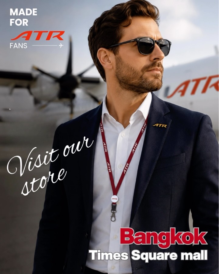 Which piece from our ATR collection is your favorite? Let us know below 😎
Check the full ATR products collection in store at Bangkok (Times Square mall, floor 3 (BTS Asoke))
We are open Monday to Saturday
From 10.30am to 7pm
#ATRlovers #thaiaviation #pilotlifestyle #atr #atrcrew