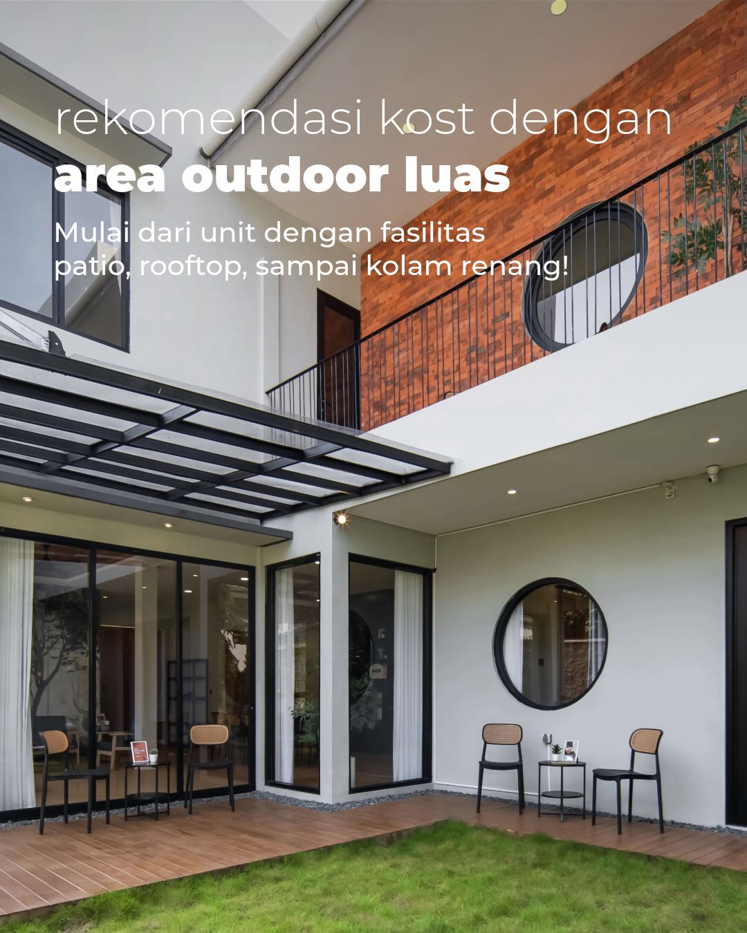 Butuh kosan dengan halaman outdoor yang luas? 👀
Sini kita spill rekomendasinya~
1️⃣ Cove Patanova, Senayan
2️⃣ Cove Aluya, Bintaro
3️⃣ Cove Aksanara, Cipete
4️⃣ Cove Legacy, Pulomas
5️⃣ Cove Nawaprita, Cilandak
Jadi outdoor mana yang cocok sama kamu? 🧐
Info & Booking:
📞 Cove Official Number: +62 21 5099 6923
🌐 Cove Official Website: cove.id
#kostjakarta #infokostjakarta #kosteksklusif