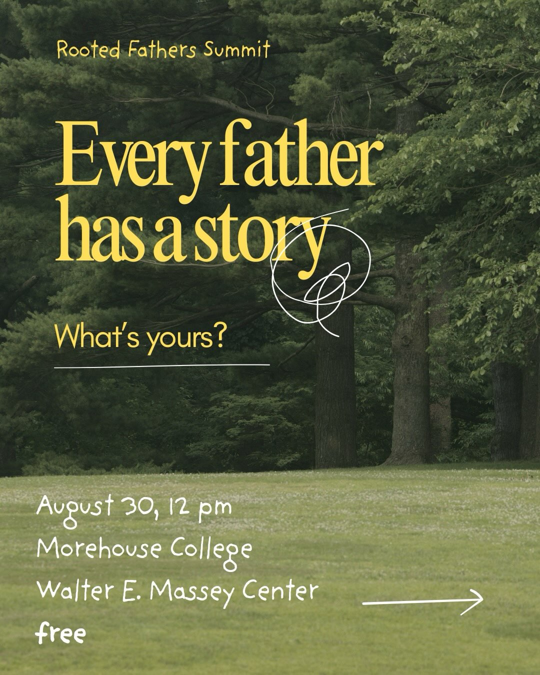 Come rooted. Leave ready. 🌱
The Rooted Fathers Summit is a FREE half-day gathering for new dads, expectant fathers, men intending to be dads and AUC students.
📅 Sunday, August 30, 2026
🕛 12:00 PM – 3:30 PM
📍 Morehouse College, Walter E. Massey Center Rm 450, Atlanta, GA
✦ Completely free
Register now at the link in bio.
