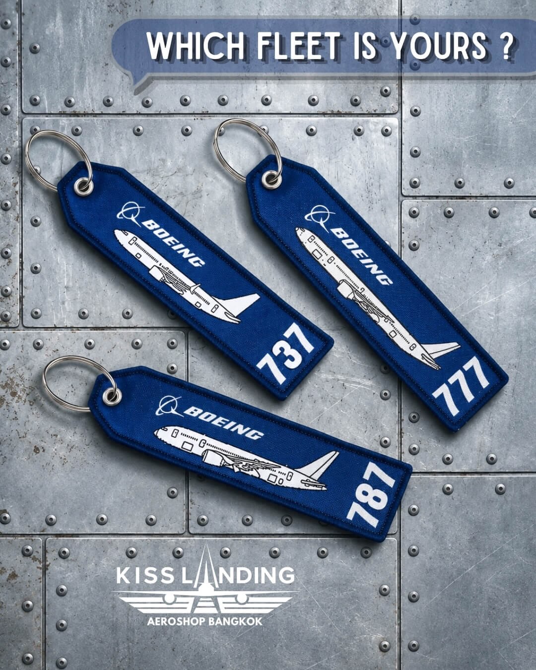 Team Airbus or Team Boeing? ✈️
Which one is your favorite?
Woven fabric with durable nickel keyring. 180 THB
Full collection in our store in Bangkok (Times Square mall, floor 3, BTS Asoke
We are open Monday to Saturday
From 10.30am to 7pm
#aviationlovers #boeing777lovers #airbuslovers #thaiaviation #thaipilots