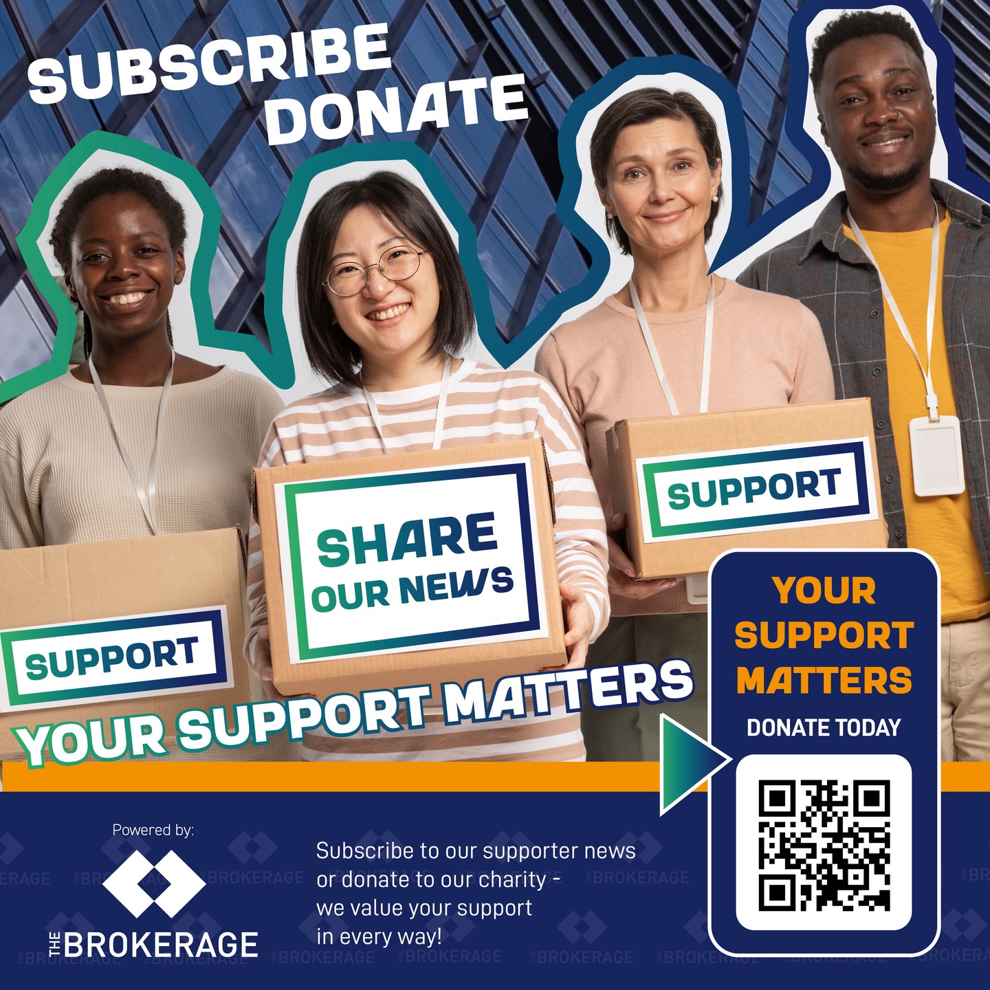 Want to see the difference your support can make?
Our supporter newsletter brings you the latest news, inspiring success stories, partnership updates and behind-the-scenes insights into the work The Brokerage delivers every week.
From celebrating the achievements of talented young people and dedicated volunteers to sharing exciting events and campaigns, you'll be the first to hear about the impact we're making together.
Whether you're a supporter, employer, volunteer, alumni or simply passionate about social mobility, our newsletter is the best way to stay connected and be part of our journey as we create more opportunities for young people to thrive.
Together we are changemakers! Subscrive today:
https://www.thebrokerage.org.uk/subscribe
#news #TheBrokerage #Impact #donate #supporters