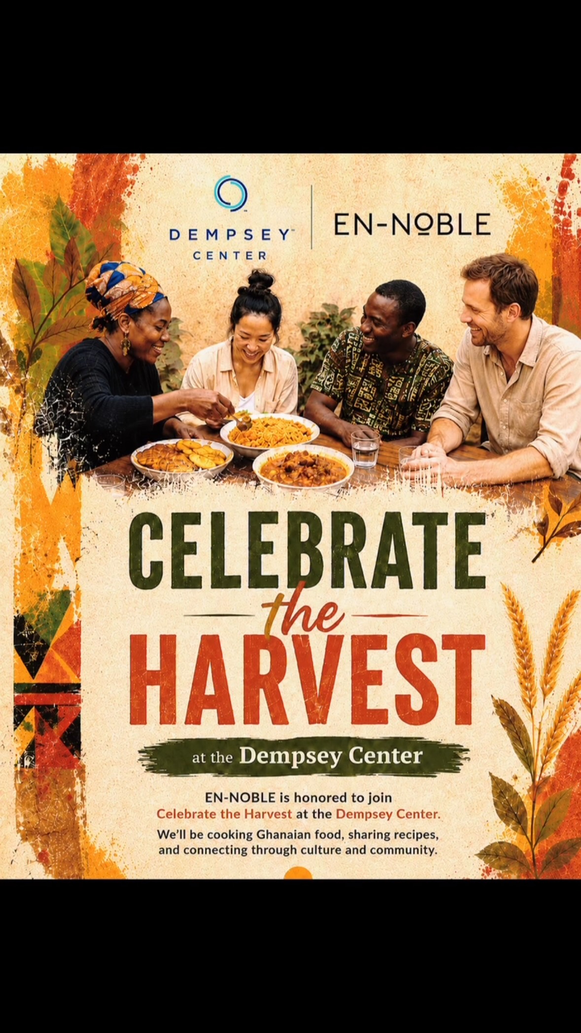 We were so glad to support the Dempsey Center at Celebrate the Harvest ๐พ๐
It was especially meaningful to support the work Patrick Dempsey and the Dempsey Center have done for communities across Maine.
We stepped into the kitchen, prepared Ghanaian food, shared the stories behind the dishes, and connected with the community through culture and flavor. ๐ฒโจ
Grateful to be part of a day centered around food, stories, connection, and giving back.
#mainefoodie #DempseyCenter #mainevent #GhanaianFood #mainecommunity