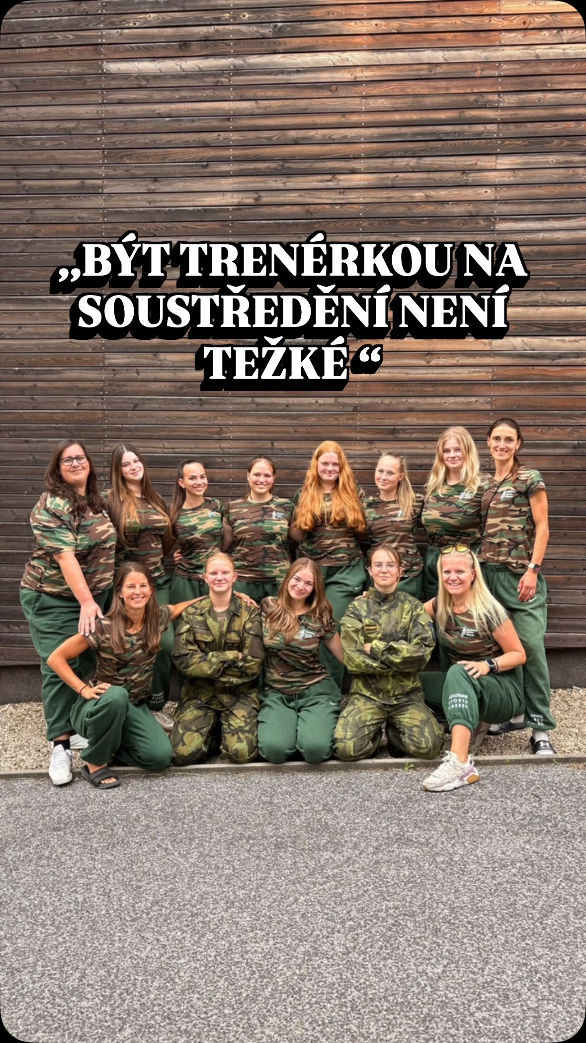 Být trenérkou na soustředění “je” jednoduché. 😂#akademiesportuliberec #jednavelkaparta #trenérky #soustředění