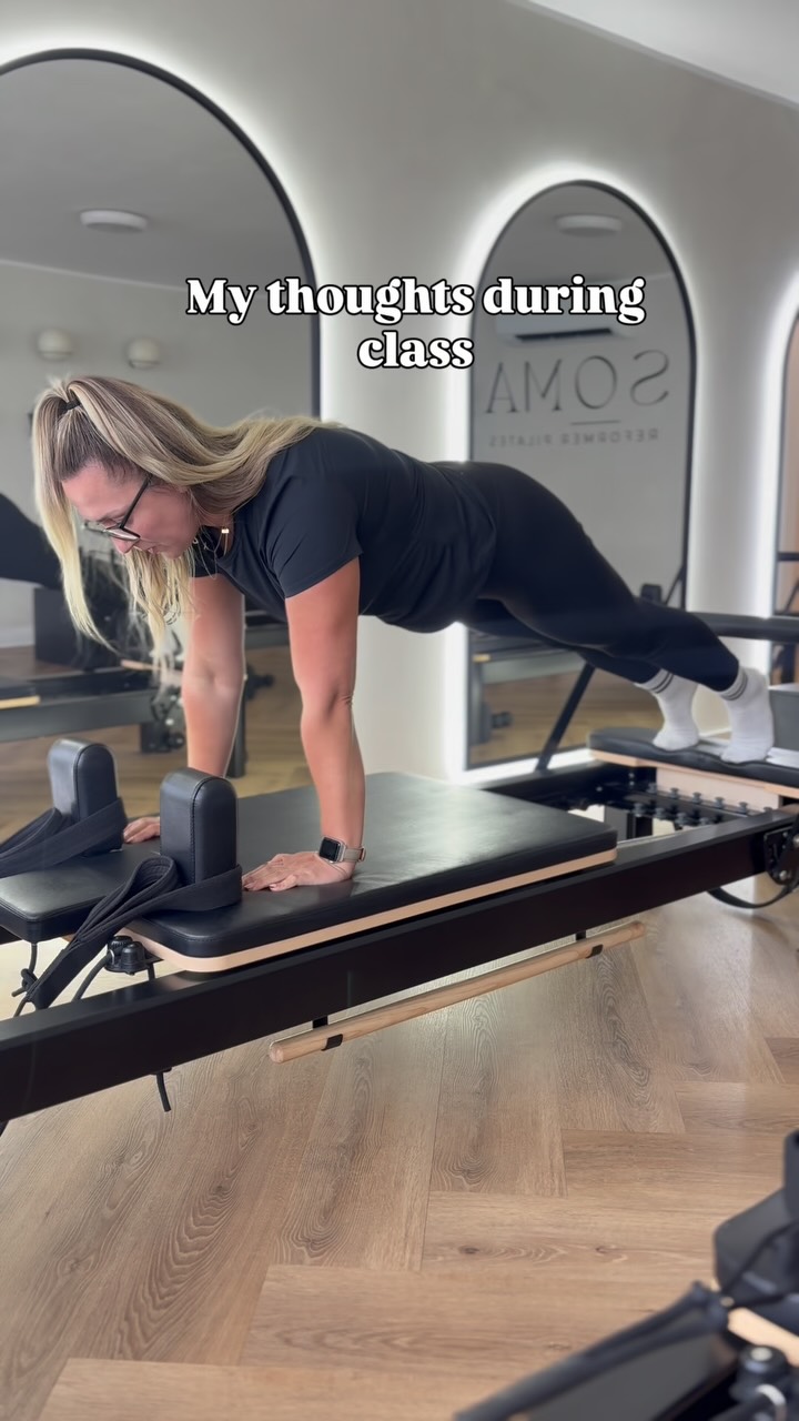 The internal monologue during every single 50 minute class at SOMA...
One second you’re fully in the zone, feeling strong and aesthetic. The next second, the instructor says “hold for 10 more seconds on the blue spring” and suddenly you’re bargaining with yourself about just packing up and going home.
The struggle is real, but that feeling when class finishes? Unbeatable. 🙌✨
Tag your workout buddy who goes through this exact mental chaos on the carriage! And which thought wins for you mid-plank? Let us know below! 👇
#SomaMovement #AshtonUnderLyne #ReformerPilates #MondayMotivation