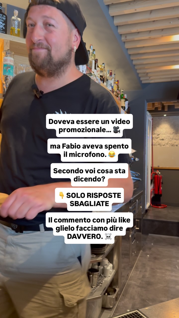 Doveva essere un video promozionale.
La pizza c’era. 🍕
Fabio pure.
Il microfono… no. 😂🎤
A questo punto il copione lo scrivete voi.
👇 Secondo voi cosa stava dicendo?
SOLO RISPOSTE SBAGLIATE.
🏆 Il commento con più like glielo facciamo dire DAVVERO nel prossimo reel.
Fate del vostro peggio. 😈
#dolomitesgeyser
Val di Fassa
Ristorante
Apres Ski