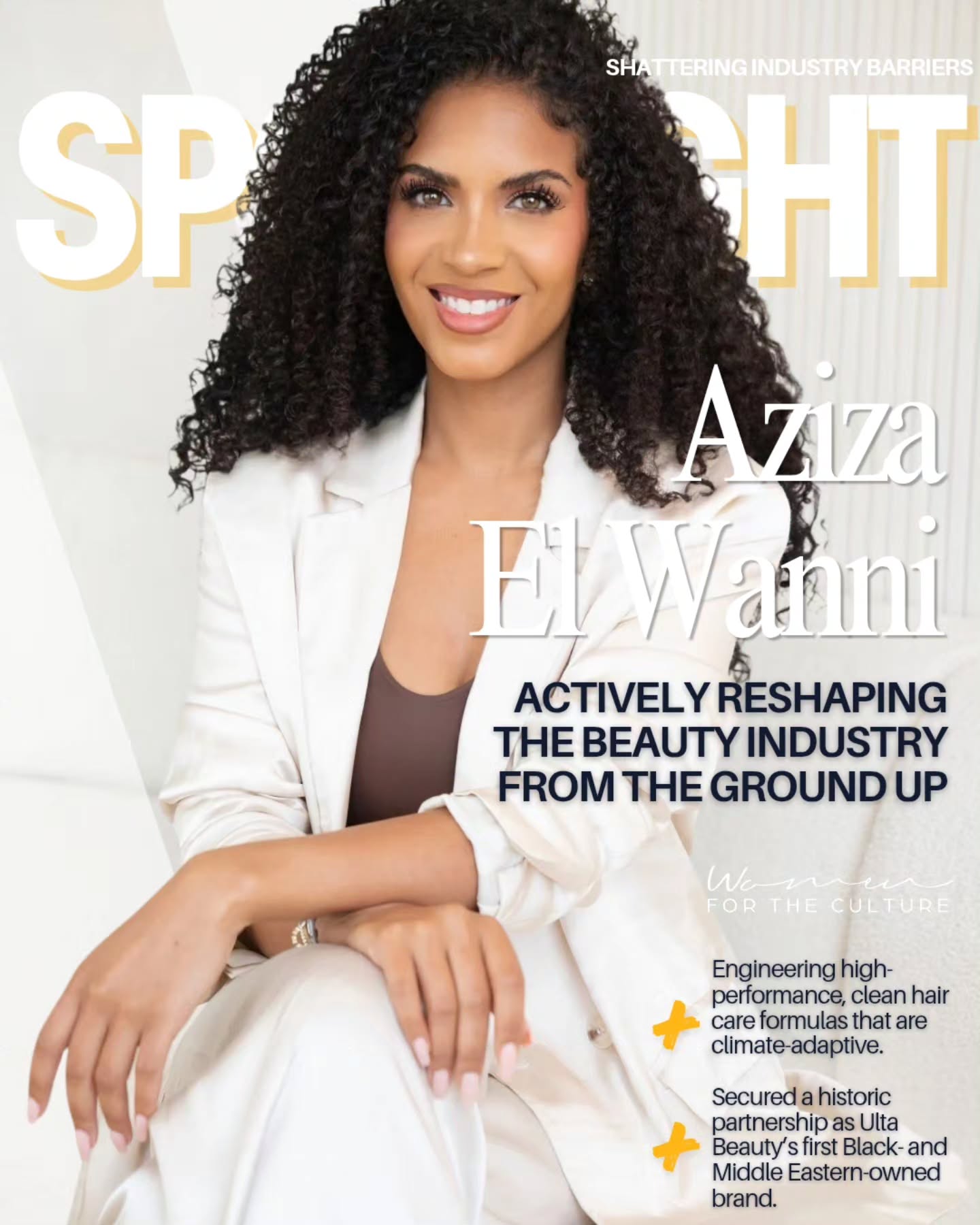 From mixing custom curl potions at 12 years old in Suriname to making retail history at #Ulta Beauty, founder Aziza El Wanni is a woman to watch!
As the brilliant mind behind The Potion Studio, she is building inclusive, climate-adaptive beauty and filling a major gap in the market.
By blending her unique Caribbean and Palestinian heritage, she is proving that #texturedhair spans all identities.
Plus, her innovative, clean formulas bridge the gap between high performance and simplicity... effortlessly adapting to both humid and dry climates without the 12-step hassle.
Now officially Ulta’s first Black- and Middle Eastern-owned brand, she is shattering industry barriers!!!
Head to womenfortheculture.com to read the full story on Aziza's trailblazing journey!
#blackbusiness #blackowned #middleeastern