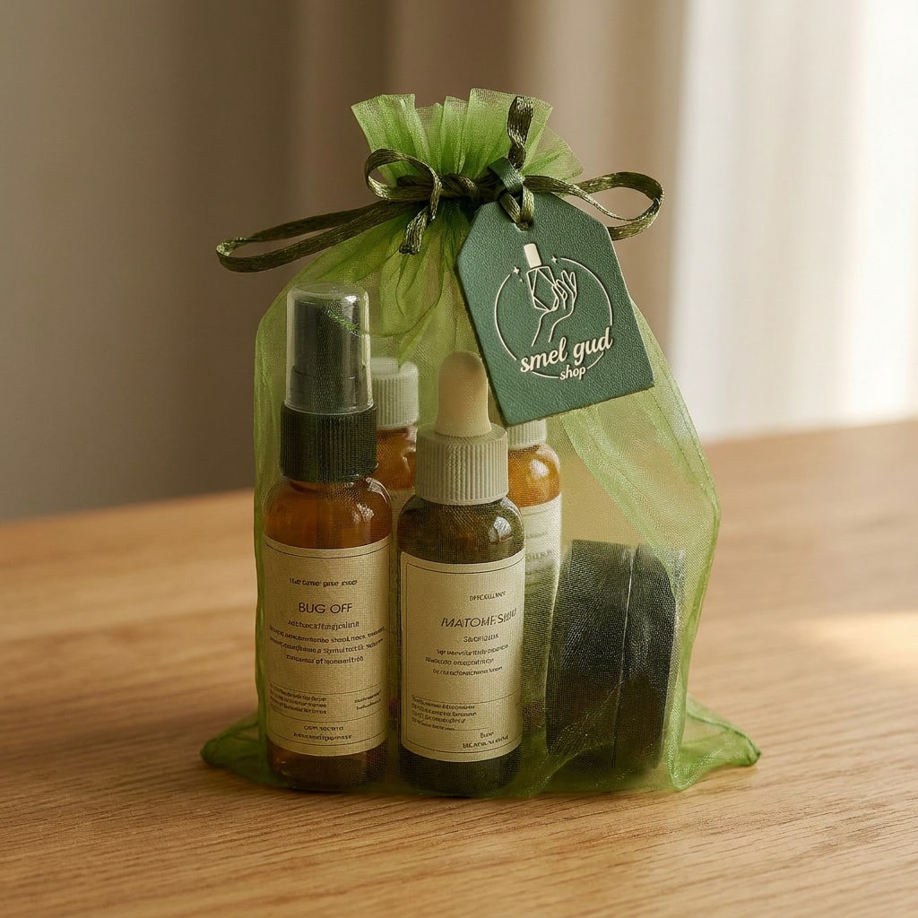 Your entire skincare routine fits in one hand. Three products, zero compromises. The Travel Bundle, Goat Milk Soap, and our Organic Whipped Body Butter slide right into your carry-on and keep your skin happy wherever you go. What's your go-to travel skincare routine?