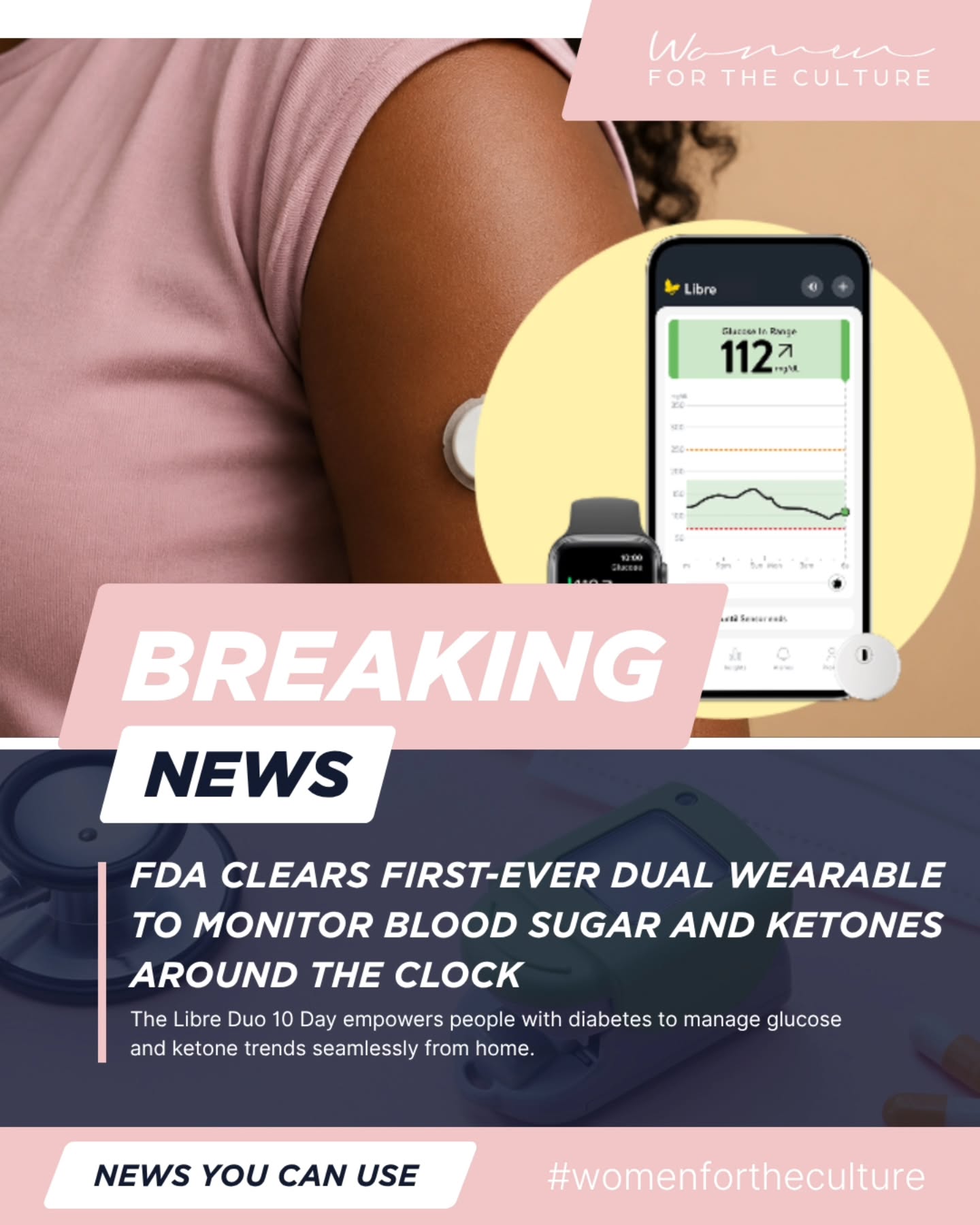 Health innovation = Real-Time Prevention and the @fda is pushing to bring patient-centered care into the home.
How we manage our wellness routines day-to-day and outside of clinical settings is super important and empowering!
Today's announcement is huge as it removes a massive layer of stress and anxiety of individuals living with diabetes and also parents/caregivers.
Aligned with FDA’s vision to empower home-based healthcare, the newly authorized Libre Duo 10 Day device seamlessly tracks both glucose and ketone levels every minute to help prevent dangerous complications like diabetic ketoacidosis (DKA) for millions living with diabetes.
"Knowing that ketone levels are rising, and having that information in real time, around the clock, can be the difference between early intervention and a life-threatening emergency."
— Dr. Michelle Tarver, FDA Center for Devices and Radiological Health
For more about Libre Duo 10 Day and to claim a free device, visit https://abbo.tt/libreduo.
🥂 to proactive health, preventative care and health-tech innovation!
#diabetes #wellness #wearabledevice #glucose