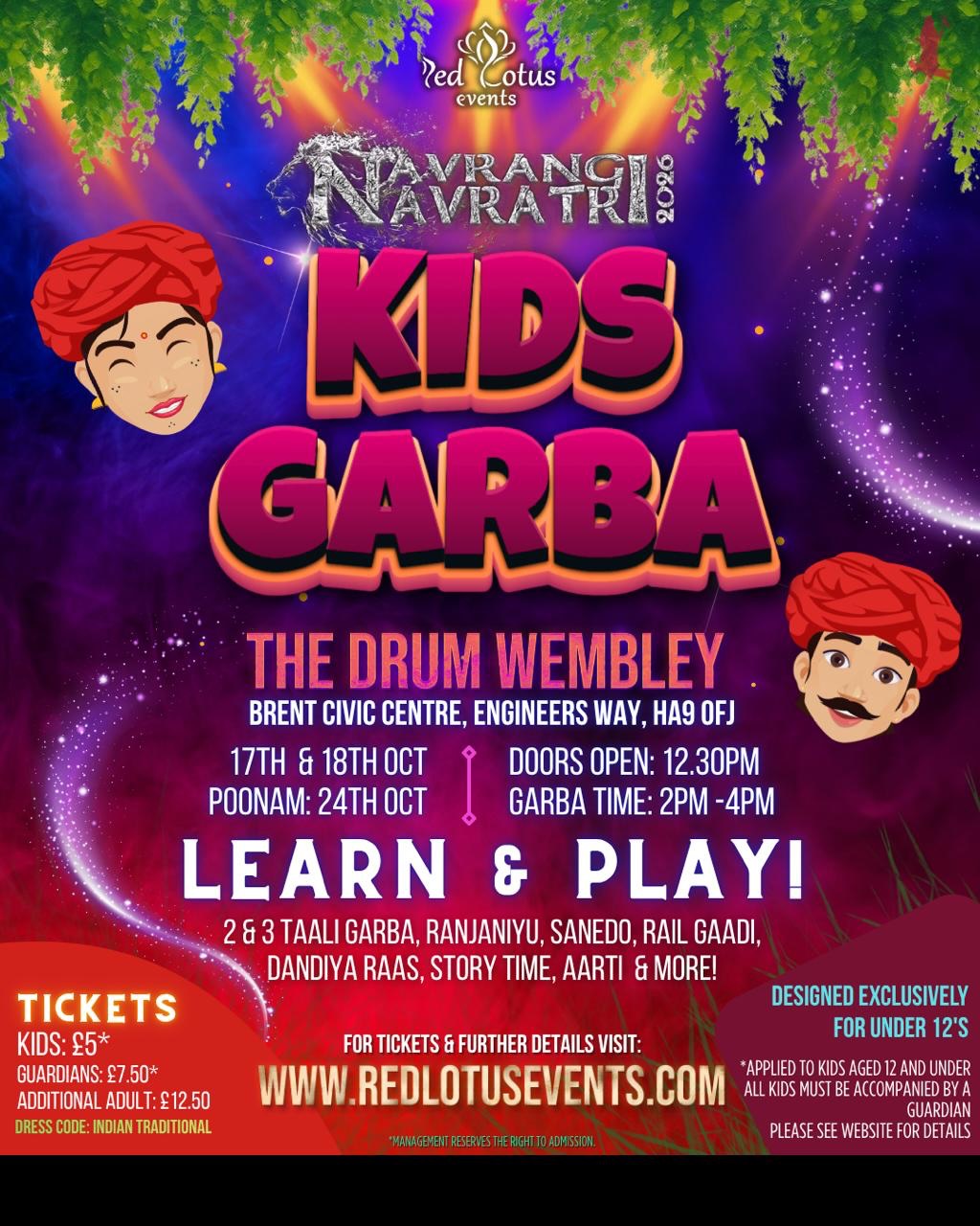 ✨ KIDS GARBA — BECAUSE OUR CULTURE CONTINUES THROUGH OUR CHILDREN ✨
The most important part of this event is simple: it’s for our kids. ❤️
We want our children to come, enjoy themselves, dance, laugh and make memories — but at the same time, we want them to understand the beautiful culture and traditions they are part of.
Navratri is more than dressing up and dancing Garba. It’s about our rituals, our values, our stories, our Aarti, our music and the traditions that have been passed down through generations.
If we want these traditions to continue for many more years, we have to teach our children today.
That’s why Kids Garba is about making culture FUN. 🪔💃🏽
Children can learn Garba and Dandiya, hear the stories behind our traditions, take part in Aarti and, most importantly, enjoy celebrating with other children.
❤️ Bring your kids. Let them dance. Let them learn. Let them ask questions. Let them experience their culture.
Because one day, they will be the ones passing it on to the next generation. 🙏🏽
KIDS GARBA — LEARN • PLAY • CELEBRATE • REMEMBER