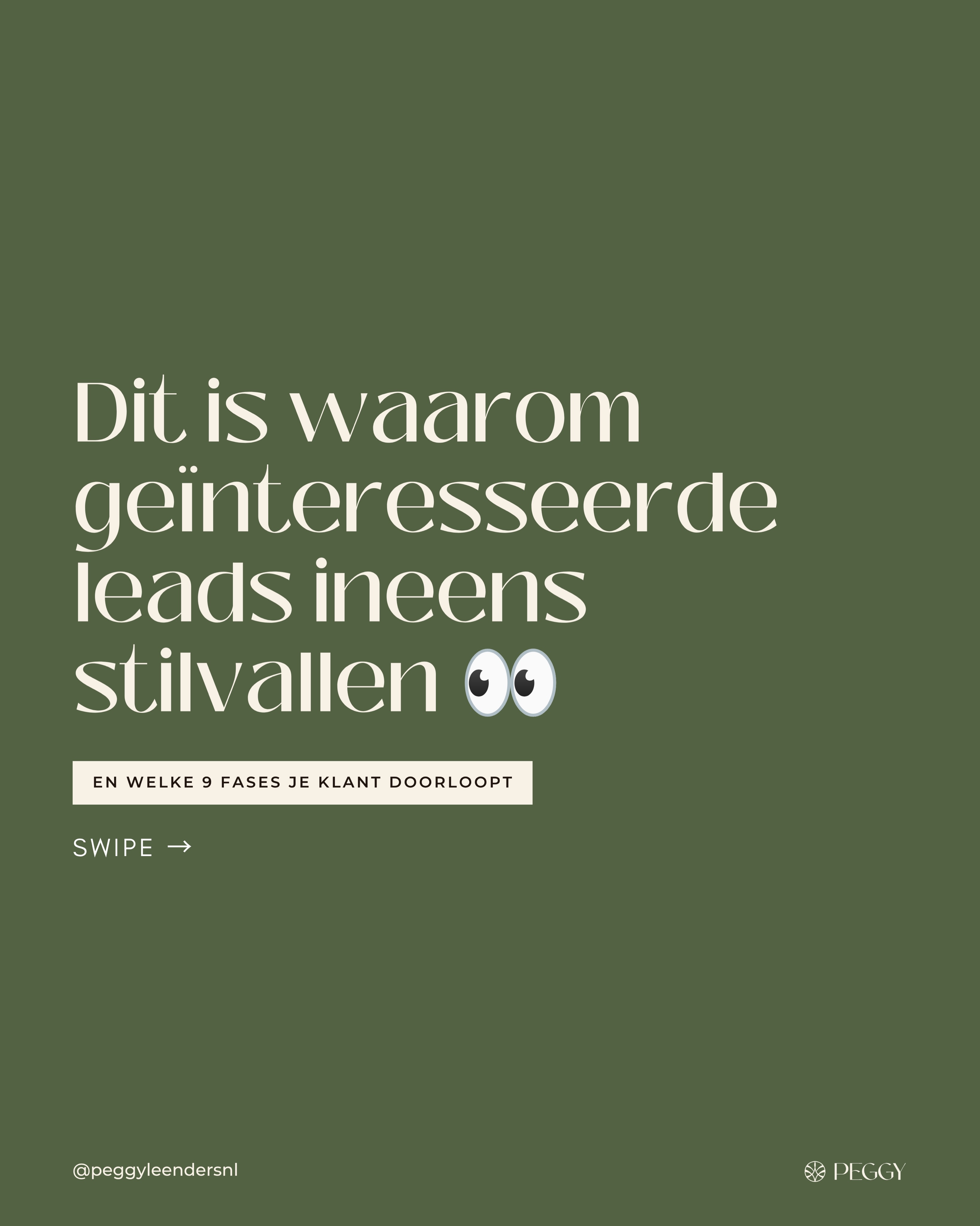 Je leads zijn geïnteresseerd. Ze bekijken je stories, klikken door naar je aanbod, stellen misschien zelfs een vraag in je DM.
En dan…niks!
Dus je denkt: Misschien moet ik meer posten. Mijn aanbod scherper maken en zo meer leads binnenhalen.
Terwijl daar het probleem vaak helemaal niet zit.
Je probeert iemand simpelweg te snel naar de aankoop te krijgen.
Iemand die je net ontdekt heeft, heeft iets anders nodig dan iemand die je al weken volgt, je cases heeft gelezen en eigenlijk alleen nog denkt: oké, maar is dit het geld waard voor mij?
En iemand die al klant is?
Die heeft óók een volgende stap nodig.
Want als zij na jullie traject denkt: dit was precies wat ik nodig had, maar vervolgens geen idee heeft wat ze hierna bij jou kan doen, laat je misschien wel je makkelijkste verkoop liggen.
Terwijl er allang mensen in je wereld zitten die klaar zijn voor een volgende stap!
Precies daarom heb je een klantreis nodig die zo goed in elkaar zit dat iemand op het juiste moment het juiste aanbod tegenkomt.
Van eerste “hé, dit gaat over mij”
naar “zij begrijpt mijn probleem”
naar “dit is precies wat ik nodig heb”
naar“wat kan ik hierna bij haar doen?”
Dat is wat een goede aanbodsuite doet.
In mijn gratis masterclass laat ik je zien hoe je de 9 fases van je klantreis vertaalt naar één aanbodsuite waarin klanten logisch kunnen doorstromen.
Zodat je niet voor iedere verkoop weer opnieuw hoeft te beginnen. 😉
Gratis masterclass → link in bio.