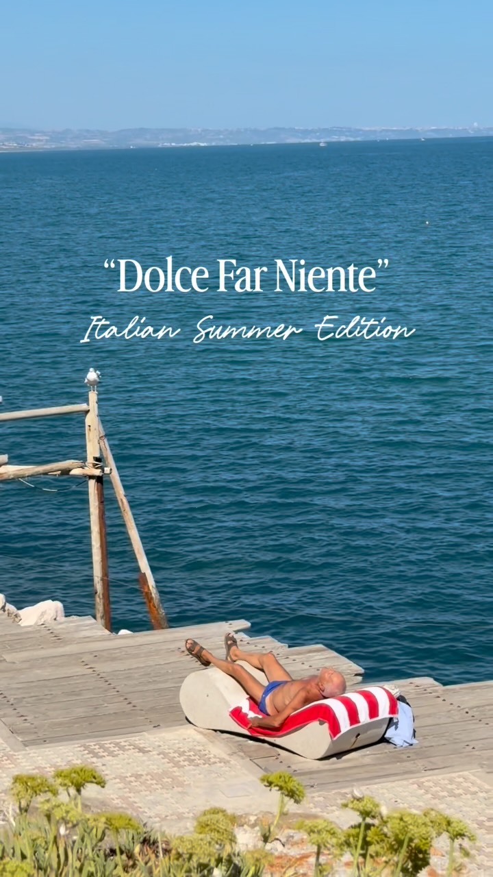 Mastering the Italian art of doing absolutely nothing.
No plans. No rush. No stress.
Just enjoying life, one slow moment at a time.🇮🇹☀️🌊
#dolcefarniente #italy #happiness #termoli #molise
