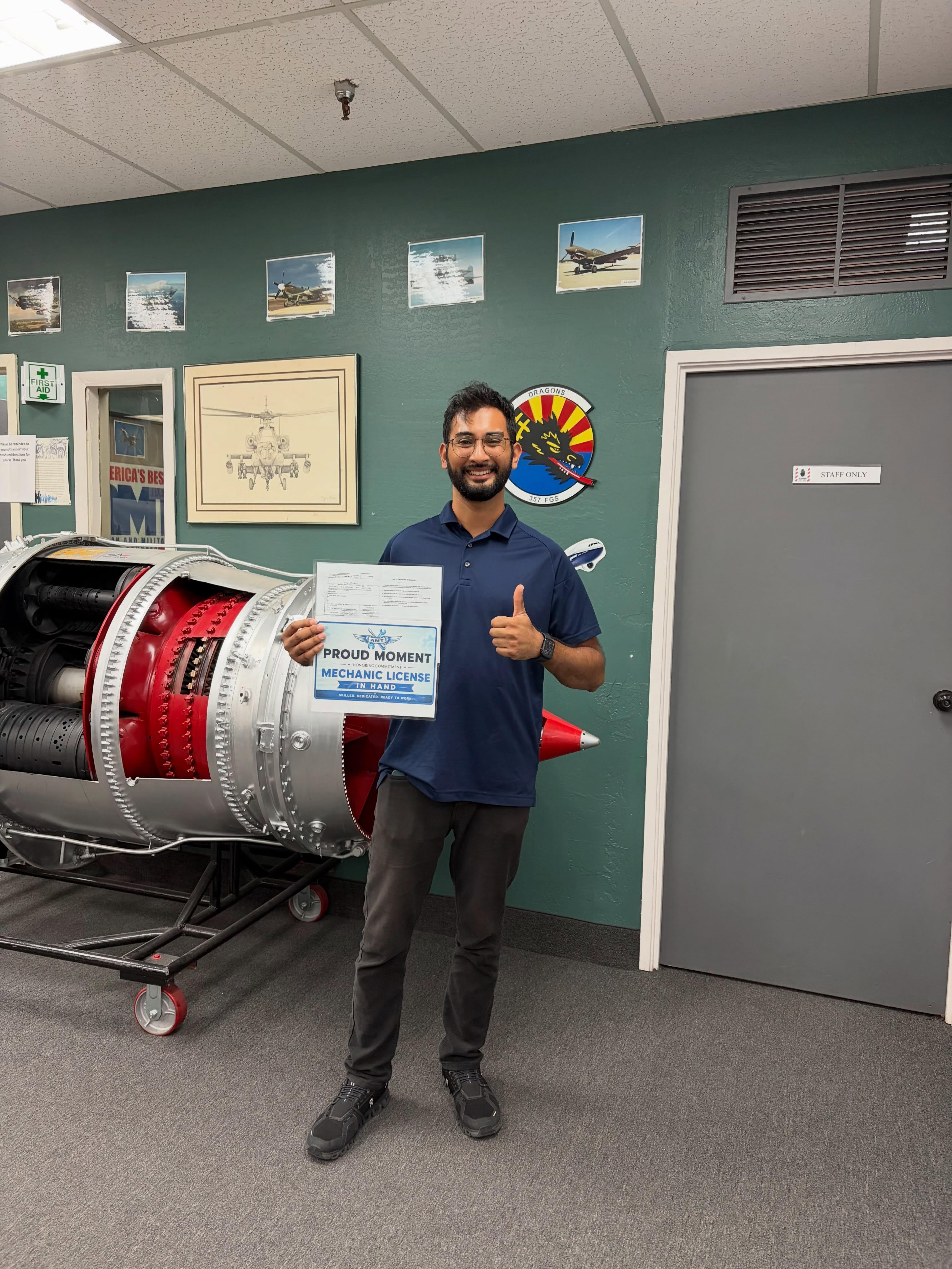 Quote: “Believe you can and you’re halfway there.” — Theodore Roosevelt
Success isn’t luck, it’s preparation meeting opportunity. Congratulations on earning your A&P license and taking the next step toward a rewarding aviation career.
#AmericasBestAMTCrashCourse #AircraftMechanic #SkilledTrades #AviationProfessionals #CareerMilestone