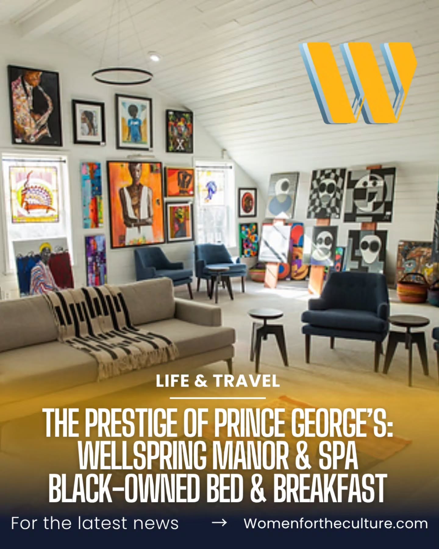 Who says a true getaway requires a long-haul flight? Sometimes the most restorative escapes are right in our own backyard!!! ✨
I recently had the absolute pleasure of retreating to Wellspring Manor & Spa; an upscale, bohemian bed-and-breakfast nestled right in the heart of Prince George's County.
Founded by Lisa and Kevin Alexander, this Black-owned sanctuary is steeped in diasporic touches, breathtaking local art, and unmatched hospitality designed to make you feel instantly at ease.
From peaceful mornings in the James Baldwin library to a three-course breakfast crafted by Lisa herself (that waffle was a dream!), every detail is intentional, elegant, and deeply grounding.
Whether you're looking for a local staycation, an inspiring space to unplug, or a venue for your next intimate gathering, this is the place to be. 🌿🤎
Read the full feature at womenfortheculture.com!
#WellspringManor #PrinceGeorgesCounty #pgcounty #Staycation #WellnessRetreat