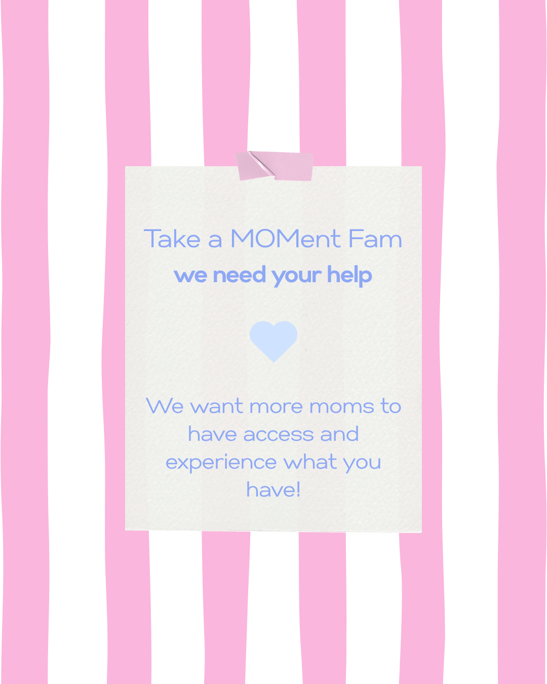 **GIVEAWAY!! 💗**
Take a MOMent fam, we need your help spreading the word and we have a pretty good reason to tag a mom you love. 👀
We’re giving away a Zoe double stroller worth $600. Perfect for the mom expecting her second, or already navigating life with a toddler + a little one.
Our September groups are filling, and with Bergen County as one of our newest locations, we want to make sure more moms in the area know we’re here.
Whether she’s becoming a mom for the first time or doing it all over again, there’s a group for her:
🤍 Bergen New Mom: For first-time moms navigating the completely new, exciting, overwhelming, "what am I doing?" season together.
🤍 Bergen 2nd Time Mom: Because having another baby doesn’t mean you have it all figured out. This one is for navigating a new baby, a bigger family, and a whole different version of motherhood alongside moms who get it.
**TO ENTER:**
→ Follow @takeamomentmoms
→ Like this post
→ Tag a Bergen County mom in the comments
Each tag = one entry.
Because more moms deserve to find their people.