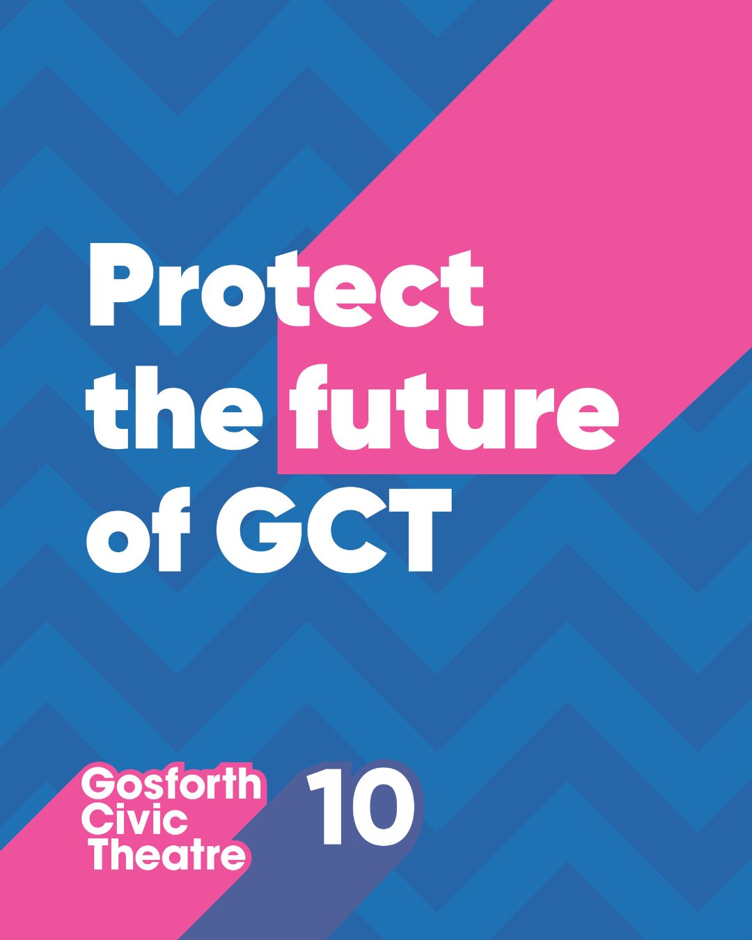 Help shape our next decade 🩷
As GCT turns 10, we’re launching the GCT Future Fund - a campaign to raise £100,000 to help protect the venue and everything that happens here.
Around £500,000 of the money we need each year comes from grants and donations, and those grants are becoming harder to secure.
That’s why we’re asking the people who value GCT to help us shape what comes next.
If GCT is part of your life, please help us protect its future. Find out more and get involved: /www.gosforthcivictheatre.co.uk/support-us