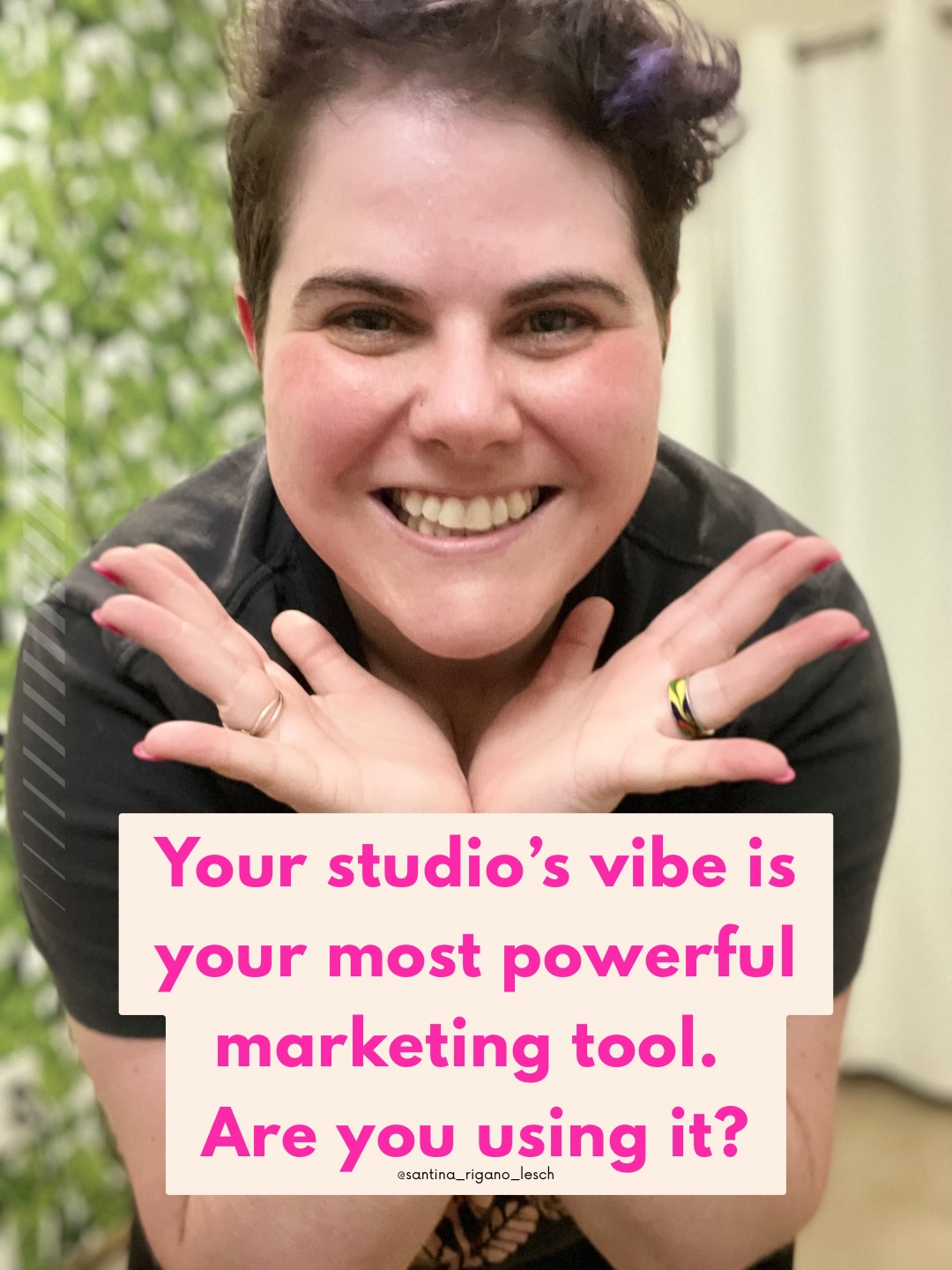 Your studio already has everything it needs to stand out online 💖
Most studios just don’t know how to bring it into their content yet. That’s where culture & vibe marketing comes in!
Save this and share it with a studio owner who needs to hear it.