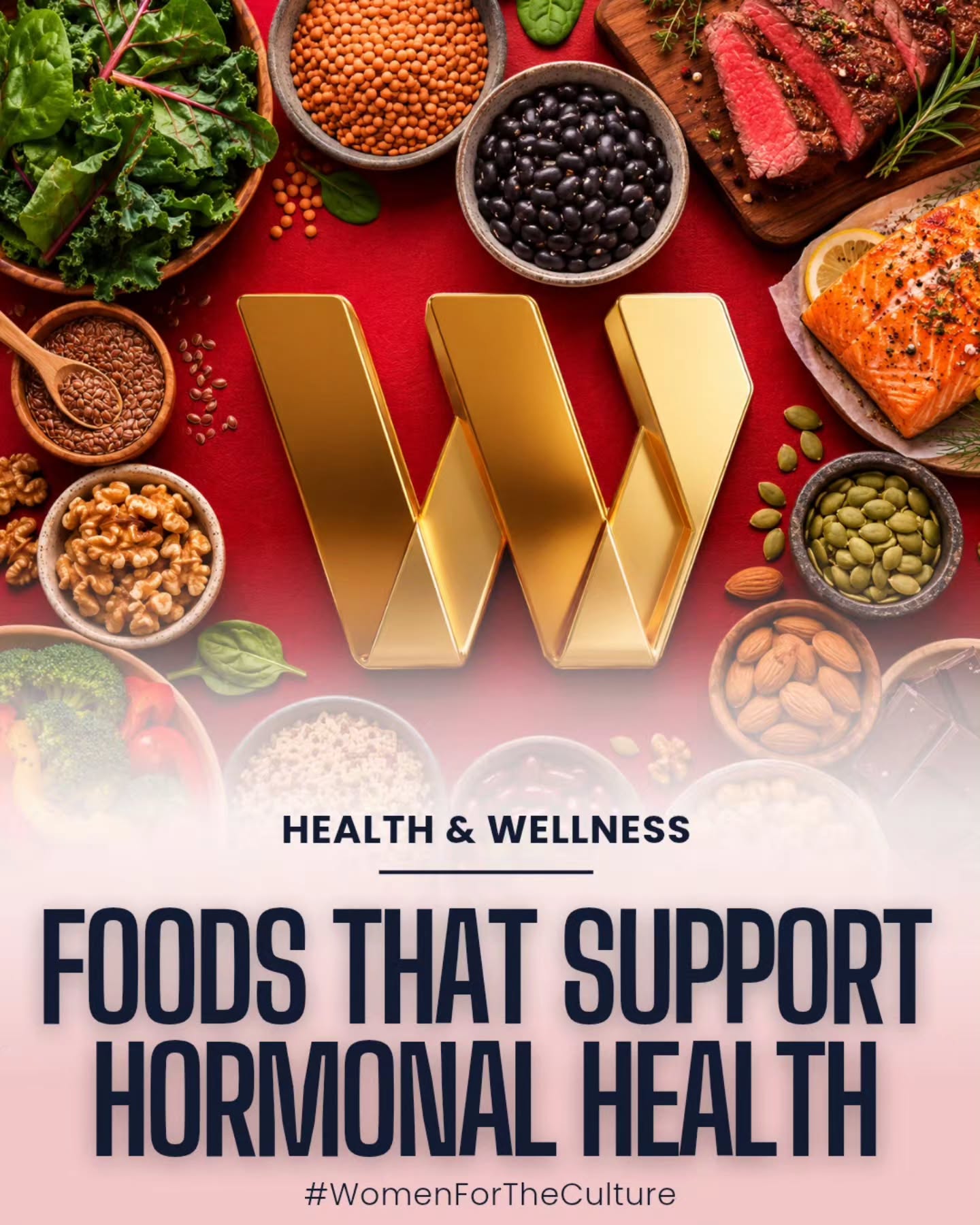 Your period doesn’t start with your period. What you put on your plate throughout the month matters, too. 🍫🍠🥩🍑
From iron-rich leafy greens and lentils to omega-3-packed salmon and walnuts, magnesium-rich pumpkin seeds and dark chocolate, and fiber-filled whole grains and vegetables, certain foods can help give your body the nutrients it needs throughout your cycle.
But menstrual wellness isn’t as simple as telling women to “eat better.”
“Hormonal health and food access are the same conversation.” — Chelsea VonChaz
As part of our Period Wellness Project, #HappyPeriod founder and certified full-spectrum doula Chelsea VonChaz breaks down foods that can support menstrual wellness, why they matter, and why conversations about nutrition must also acknowledge food access and insecurity.
Read “Foods That Support Hormonal Health” now on WomenForTheCulture.com.
Save this one for your next grocery run... and send it to a woman who deserves to know her body better!!! ❤️🫶🏽😘
#PeriodHealth #MenstrualHealth #HormonalHealth #PeriodEducation