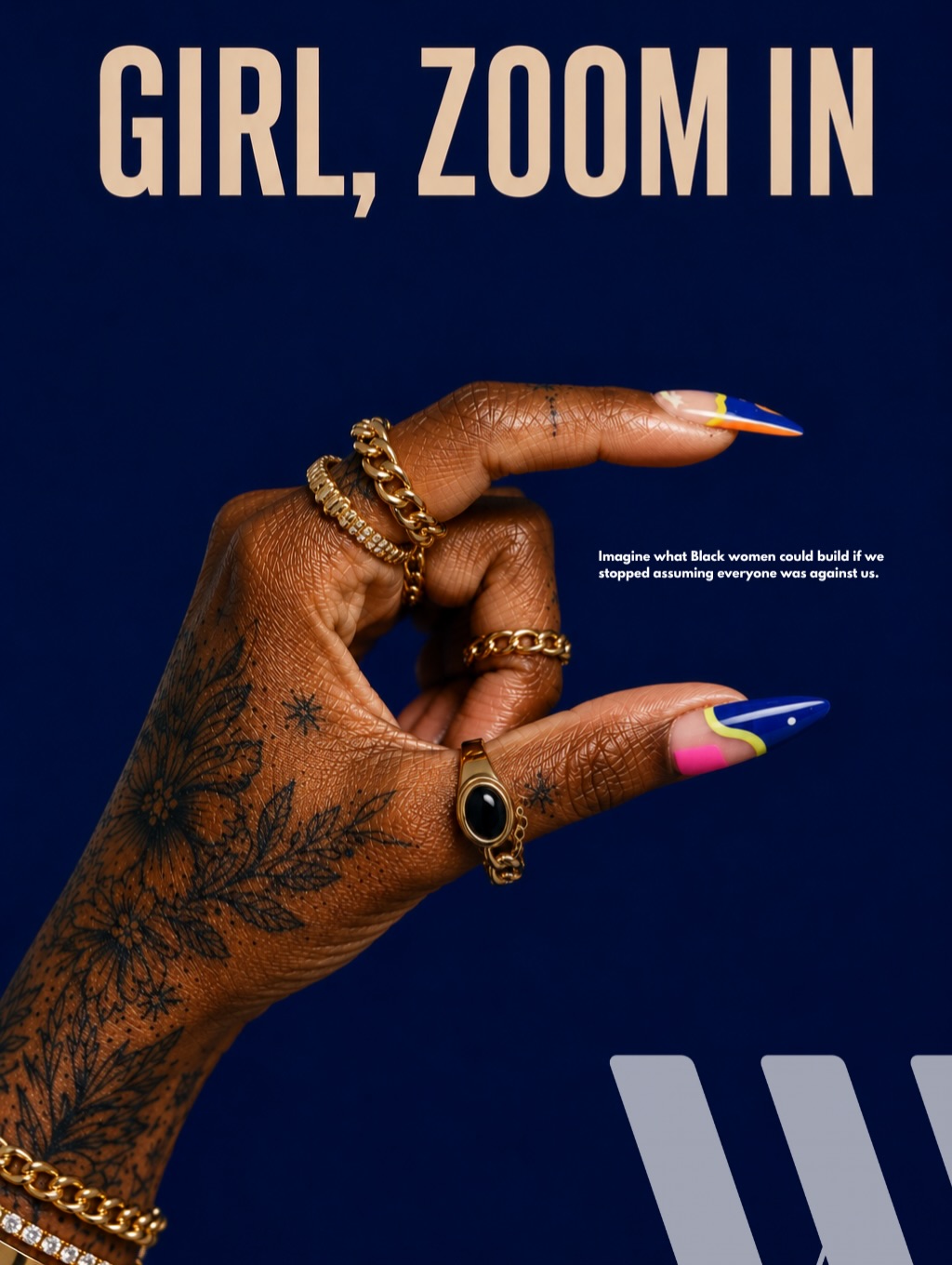 zoom in sis… 👀
imagine what Black women could build if we stopped assuming everyone was against us.
sometimes we’re so prepared to protect ourselves that we walk into new rooms already expecting rejection, competition, shade, or an ulterior motive.
and listen… some of that caution was earned.
but every woman isn’t the woman who hurt you.
every room isn’t unsafe.
every connection isn’t competition.
what could happen if more of us gave healthy sisterhood, collaboration, friendship, and community a real chance?
because Black women have enough working against us.
we don’t need to automatically count each other as the opposition too.
#blackwomen #sisterhood #blackwomencommunity #womensupportingwomen #womenfortheculture