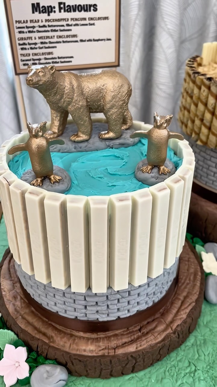 🐘Our first wedding at @chesterzoo since becoming a preferred supplier. Loved making this design and grooms were so happy when they saw it.
We are looking forward to many more visits to the zoo setting up our cakes 🍰 🐒
Full pictures coming soon.
#chesterzoo #zoocake #themedcake #weddingcakedesign #awardwinningcakedesigner