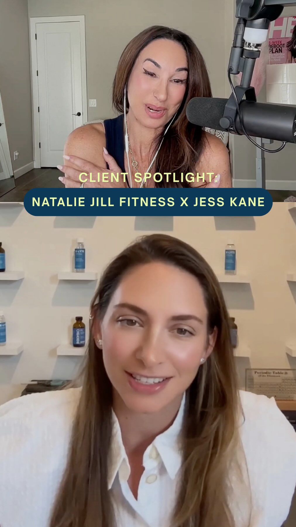 Client Spotlight ✨
Our client, @jesskane , Co-Owner and CMO at Bodybio, recently joined @nataliejillfit to break down three often overlooked areas that can play a role in how our bodies function; from our cells to our gut lining.
We’re always proud to see our clients sharing their expertise and educating their communities. 🤍