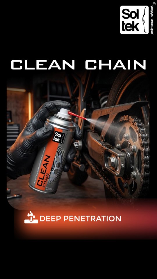 Clean chain. Clean SOL.
#soltek #bikechaincleaner #automotivecare #Bikecare