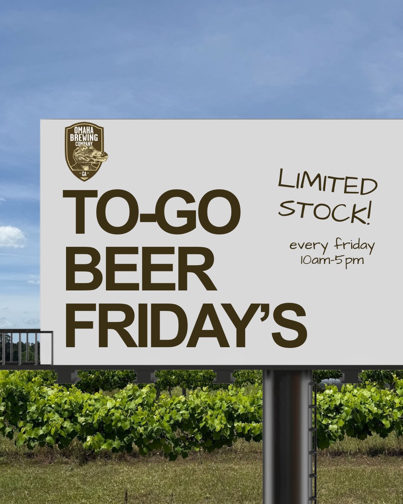 Renovations can’t keep us from your fridge 🍺
TO-GO BEER EVERY FRIDAY
⏰ 10AM–5PM
🍻 Limited stock available!
Swing by, stock up, and keep supporting your local brewery while we’re working on our glow-up. 🛠️🍺
Trust the process. Drink the beer.
#OmahaBrewingCompany #SupportYourLocalBrewery #ToGoBeer #TrustTheProcess