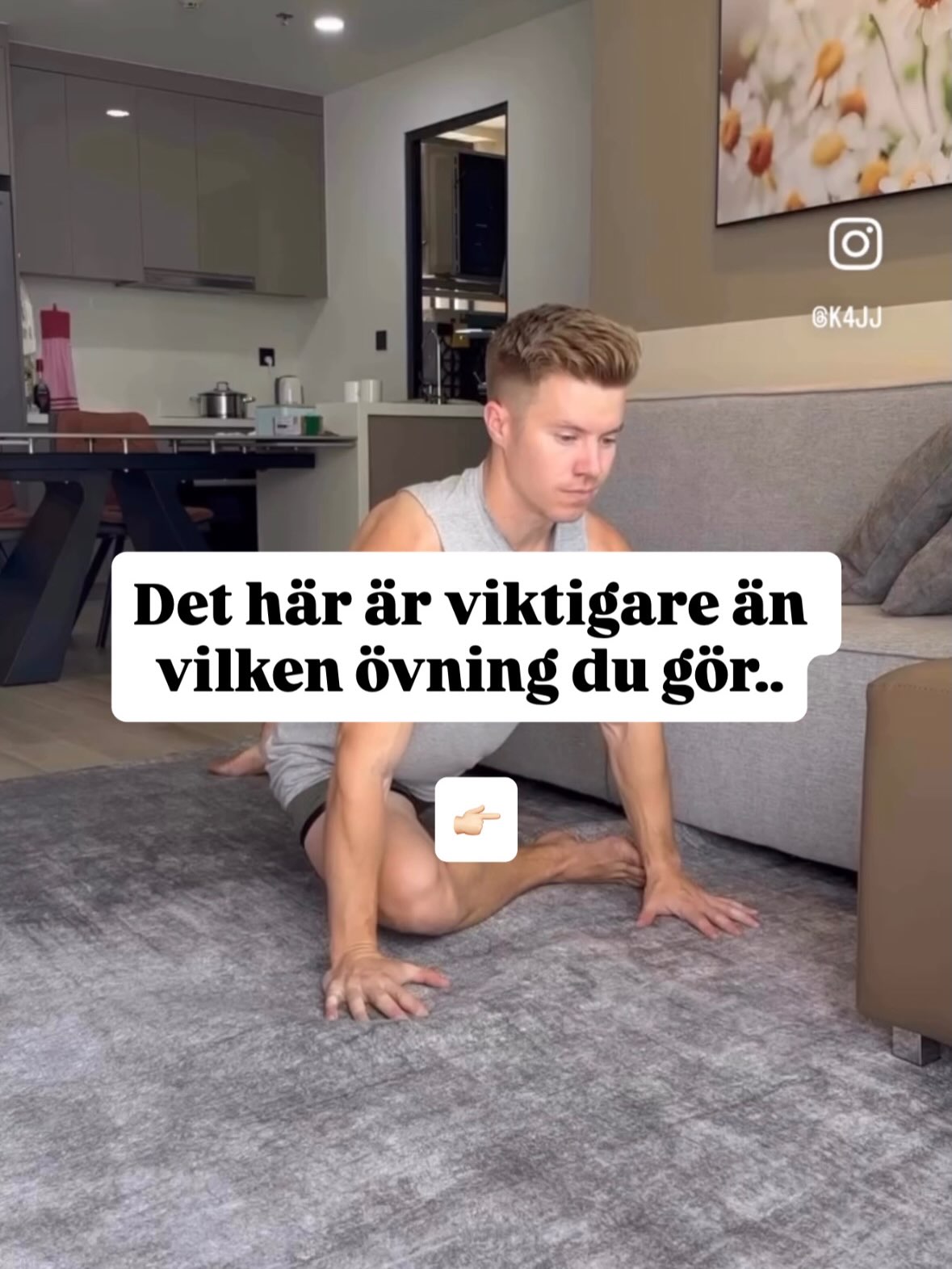 I vilken ordning du gör övningar är viktigare än vilka övningar du gör! 👀
Der här förstår nästan ingen..
Spänningar släpper 10x lättare när du jobbar MED kroppen istället för EMOT den..
#träning #hälsa #övningar #smärtfri