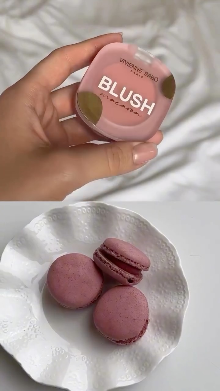 Najslađi način da zarumeniš obraze. 🧁🍰 Najlepše boje rumenila - Macaron 🩷
#viviennesaboserbia