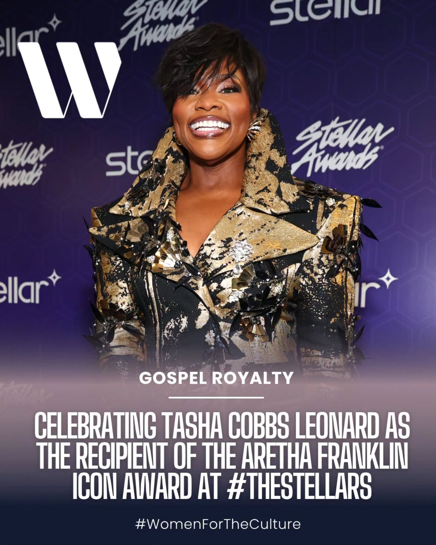 "Feels Like Home" is right; tonight is all about unity, inspiration, and celebrating those who paved the way.
So proud to see #TashaCobbsLeonard honored with the Aretha Franklin Icon Award at the 41st Annual Stellar Awards!
Gather your family, tune in, and let's celebrate gospel excellence.
🗓️ Date: TONIGHT, August 30, 2026
⏰ Time: 8:00 PM & 10:30 PM ET on BET
📸 Leon Bennett/Getty Images for Central City Productions
#TheStellars