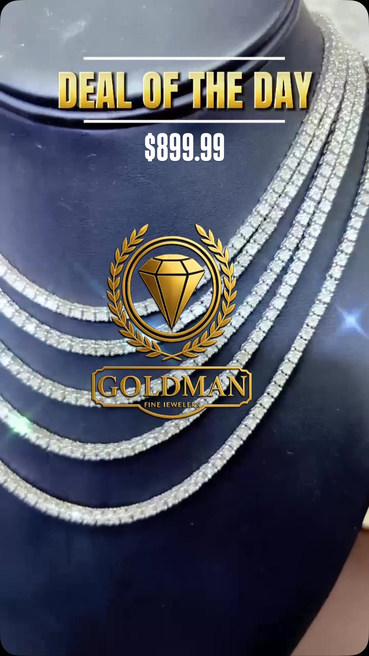 ๐๐ฅ NATURAL DIAMOND CHAIN SALE! ๐ฅ๐
โจ STERLING SILVER + NATURAL DIAMONDS โจ
Regular Price: $3,000
๐ฅ SALE PRICE: ONLY $899! ๐ฅ
โก WHILE SUPPLIES LAST! โก
๐ฐ 90 DAYS SAME AS CASH
๐ณ 12 MONTHS INTEREST-FREE FINANCING WITH APPROVED CREDIT
๐ฒ DM us for an invoice or call 504-469-1961
๐ Goldman Fine Jewelers
Kenner, Louisiana
๐ Donโt miss out โ once theyโre gone, theyโre gone!