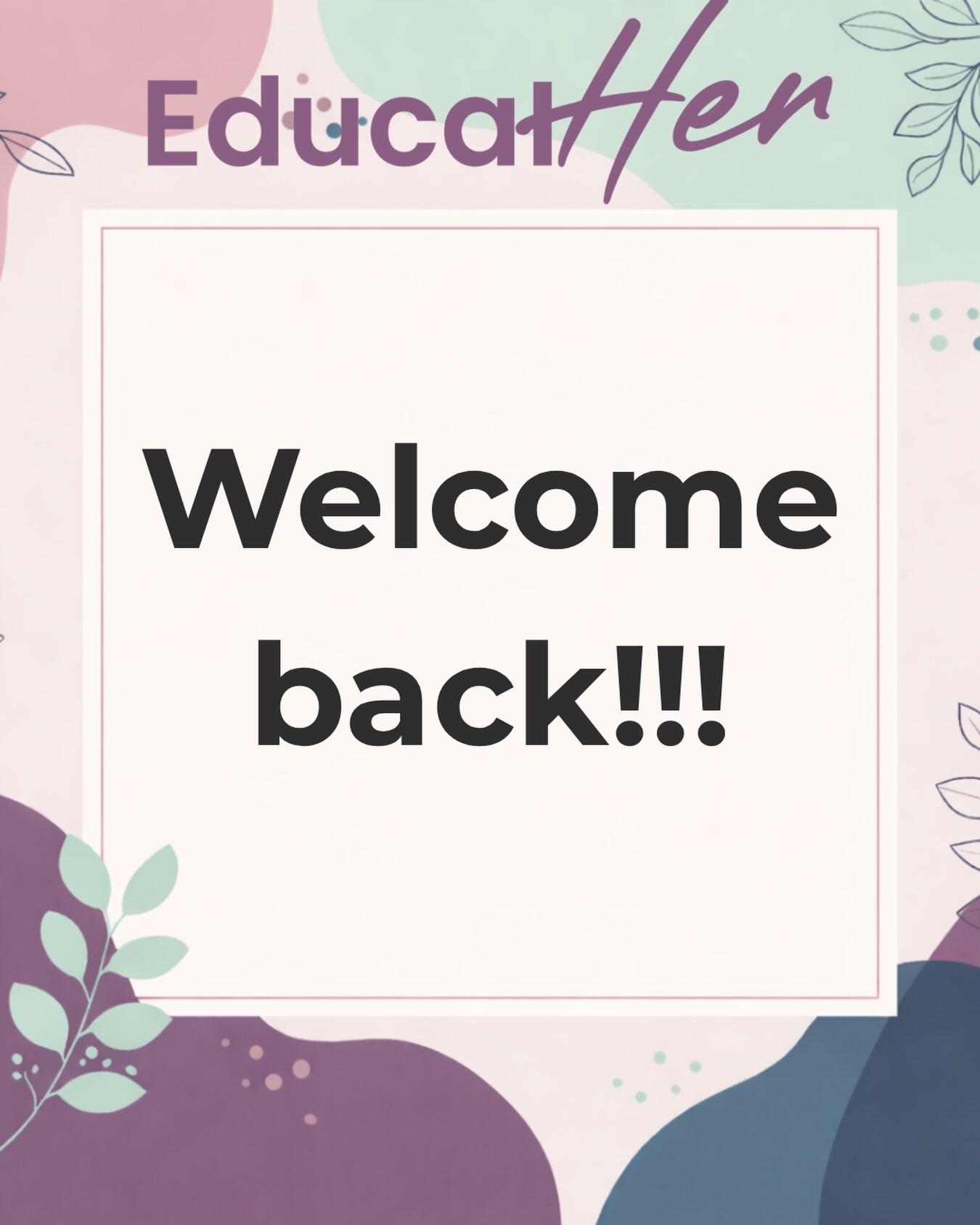 👑✨ Welcome to the 2026–2027 EducatHer Academic Year! ✨👑
To our new mentees, welcome to the EducatHer family! 💕 We are excited to walk alongside you as you grow academically, professionally, personally, and spiritually. May this year remind you that God has placed gifts, purpose, and greatness within you—and you have a sisterhood ready to encourage you every step of the way.
To our returning mentees, welcome back! 💗 We are so proud to continue this journey with you. Keep building, keep growing, and keep adding jewels to your crown. 👑 Your story is still being written, and we can’t wait to see what God has in store for your next chapter.
As we begin this new year, remember: your crown isn’t just something you wear—it represents the knowledge you gain, the obstacles you overcome, the faith you carry, and the woman you are becoming.
Here’s to a year filled with faith, purpose, sisterhood, achievement, and plenty of 👑 #CrownFilling moments!
Let’s make 2026–2027 one to remember! 💕📚✨
#EducatHer #FillHerCrown #EducatHerMentees #womeninmentorship