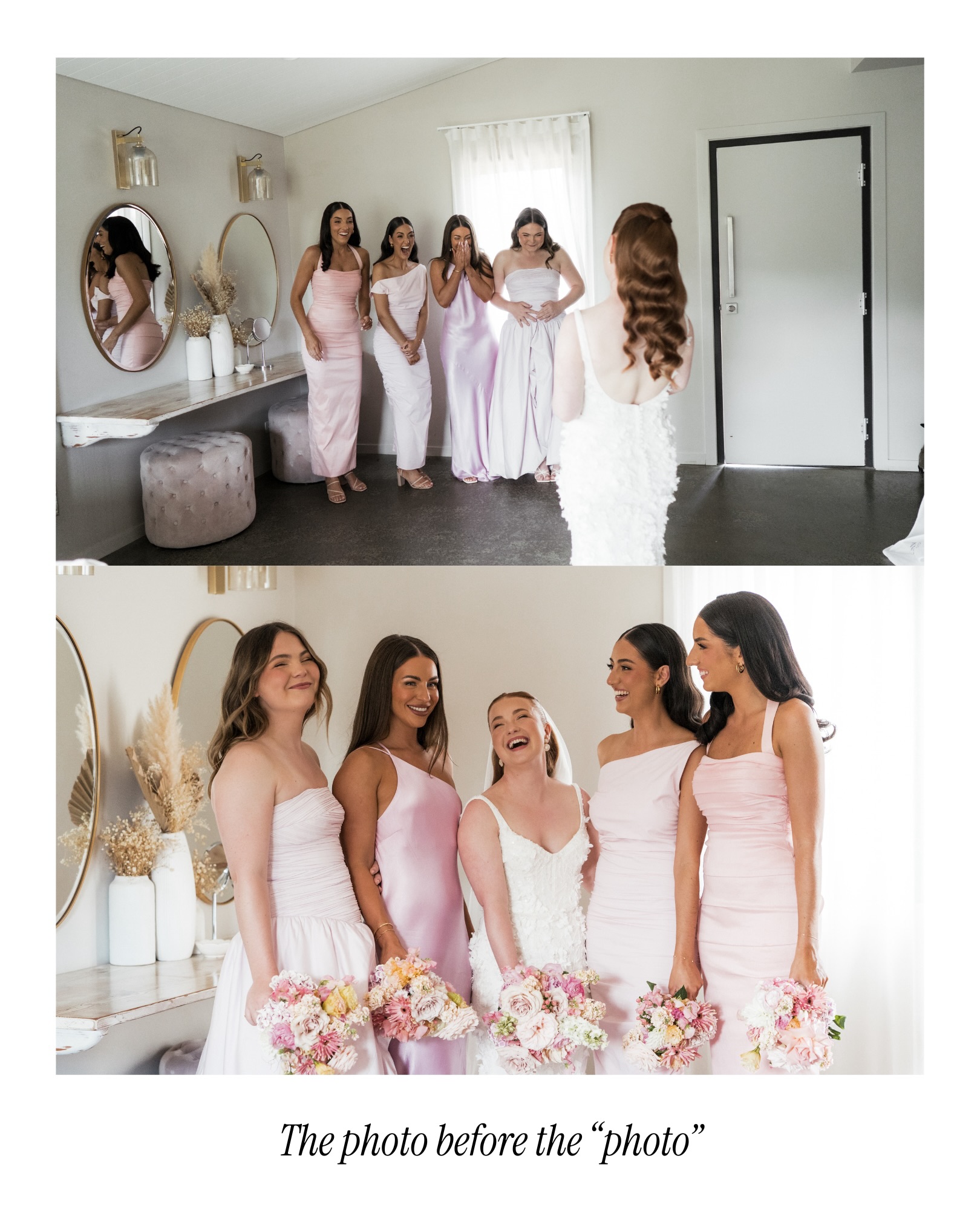 The photo before the photo 🤍
Before everyone gets into position, fixes their dress and puts on their “okay, look at the camera” face.
Honestly… I reckon these are half the fun.
The team:
Venue: @kangaroovalleybushretreat
Photo: @somethingswildweddings
Video: @somethingswildweddings
Hair: @carolinelysandrouhair
Makeup: @clairejamiesonmakeup
Entertainment: @oberonlane @thezancs @sydney_bagpipers
Celebrant: @marriedbyadam
Gelato: @thegelato_bike
Catering: @rabbitandcocaterers
Florals: @ivylanecollective
Setup/ Coordination: @wedeventcreators
Bar: @henryclivecaravanbar
Bridal Outfit: @thdr @blanchebridal @astonbridal @ameliegeorgebridal @lolaknightofficial”