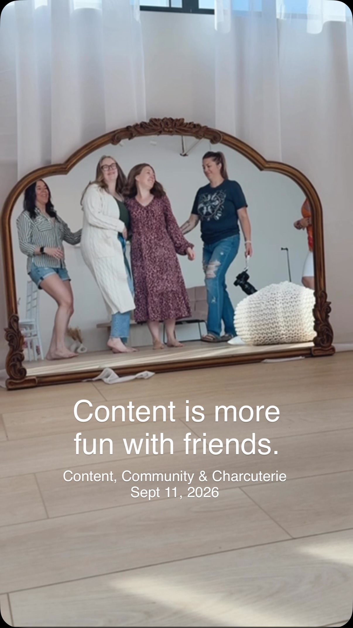 One hour of collaborative content planning. Two hours of guided content creation in a beautiful show home. Charcuterie. Yummy beverages.
Not to mention all the amazing female entrepreneurs you will meet. 😉
If this sounds like a good time to you, this is your last call to grab your ticket to next week’s Content, Community & Charcuterie event. Ticket sales end on Thursday, so don’t wait!
Head to www.sweetsimplecollabs.com or visit the link in my bio.
#ContentCommunityCharcuterie #YEGWomenInBusiness #ContentCreation #CommunityOverCompetition