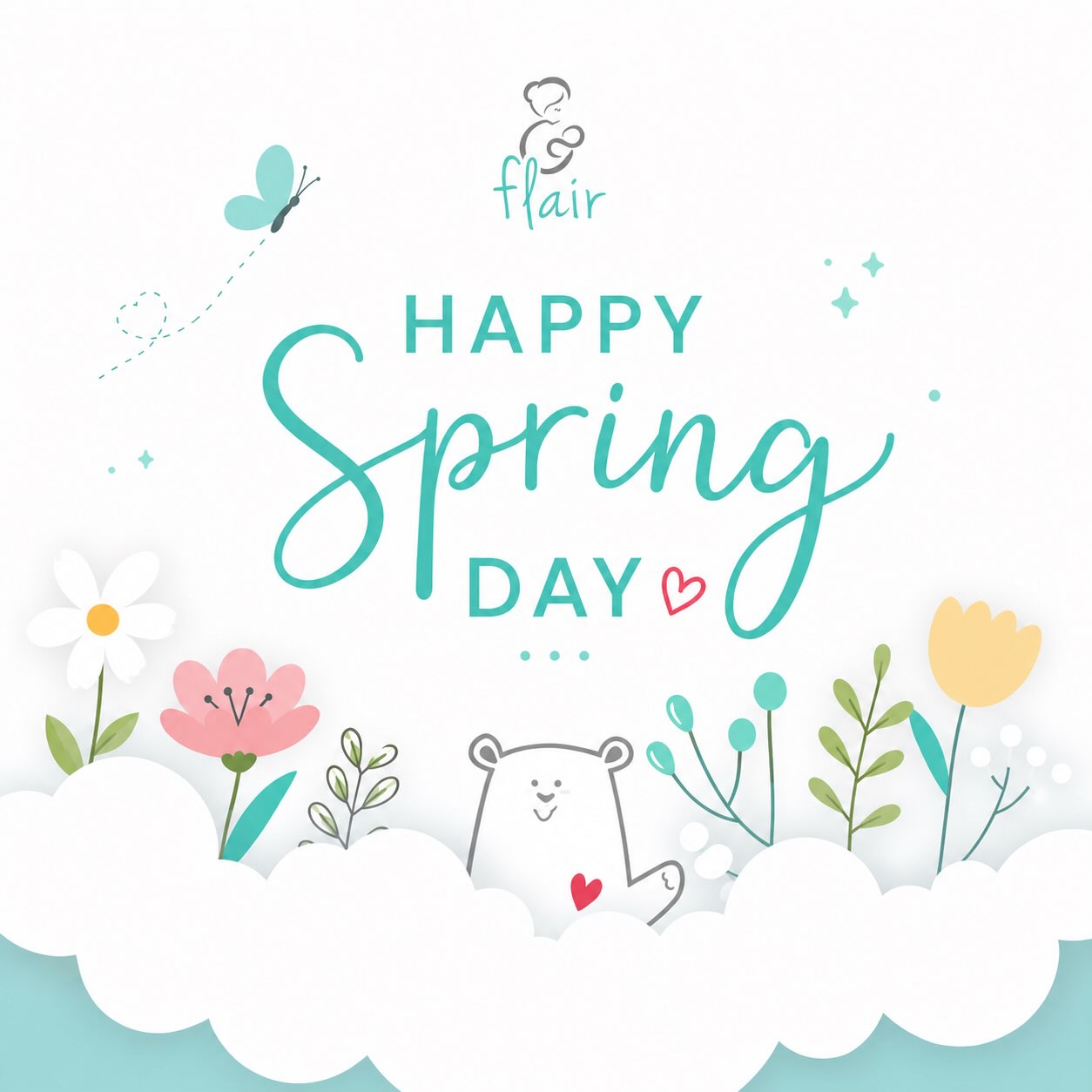 HAPPY SPRING DAY from the Flair family to yours!
May this Spring be filled with more family time, more laughter and more reasons to celebrate the little things.
#HappySpringDay #FlairBabyAndToddlerMarket #FamilyTime #MakingMemories #SpringWithTheFamily
