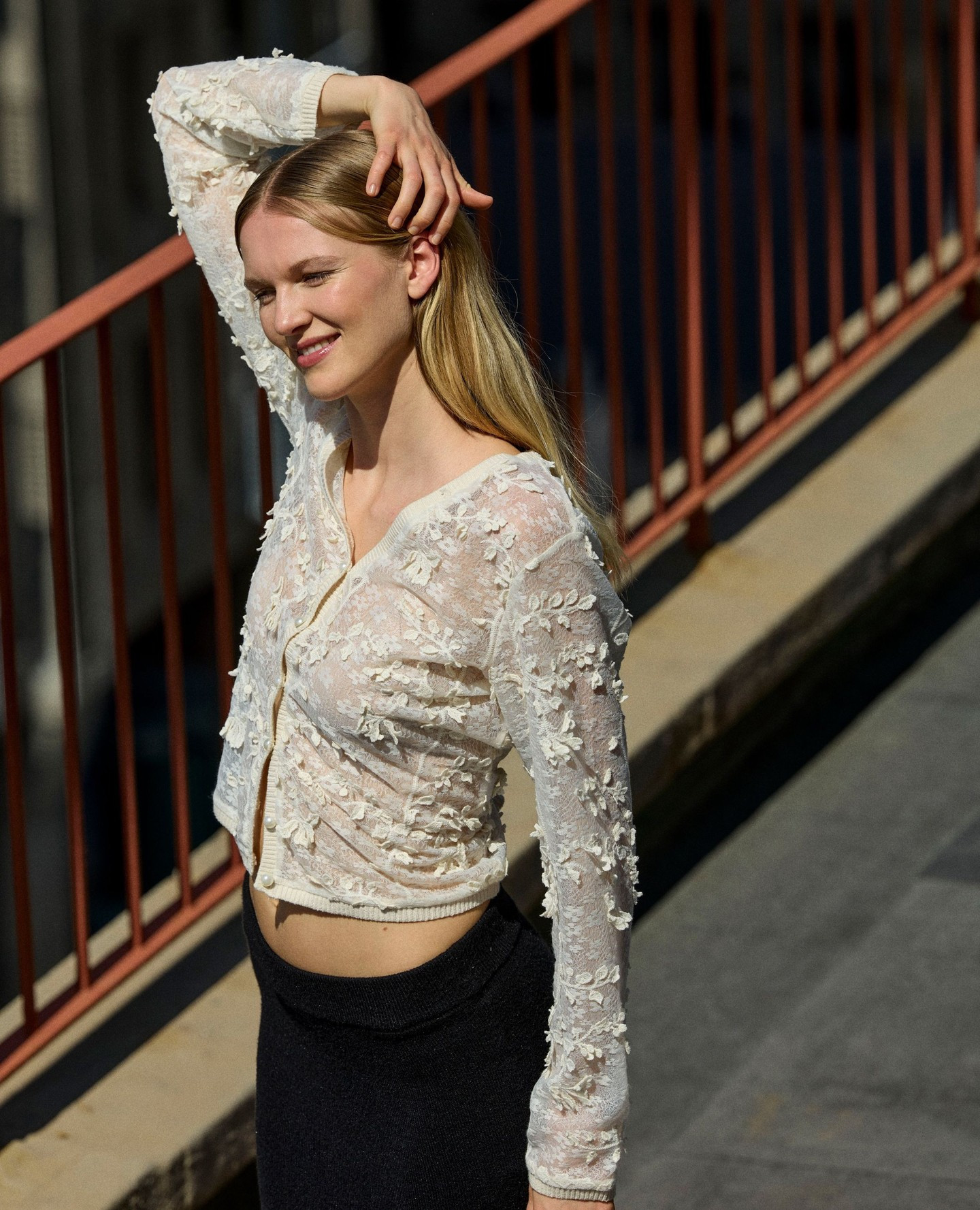 Somewhere between summer and fall. This top gets it. ✨