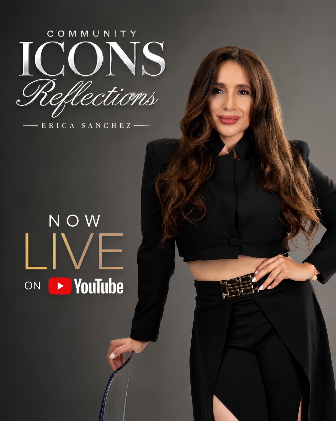 Now live on YouTube.
Erica Sanchez’s Icon Reflections is now available to experience in full.
In The Life She Chose to Build, Erica reflects on the experiences, choices, relationships, and lessons that shaped her journey—and on what resilience, purpose, and influence mean to her today.
Her story is deeply personal, but its message reaches far beyond one life: where we begin does not have to determine where we go.
We invite you to hear Erica’s story in her own words.
Erica Sanchez | Icon Reflection
The Life She Chose to Build
Now live on YouTube.
CommunityIcons.Online
Photography: Nazareth Garcia
Thank you to our Patron Collective:
Arizona Latin American Medical Association
Hugh & Barbara Lytle Foundation
@almahealthcare @true_hugh @barbs_circle @jovan_quin @cinthyaq71