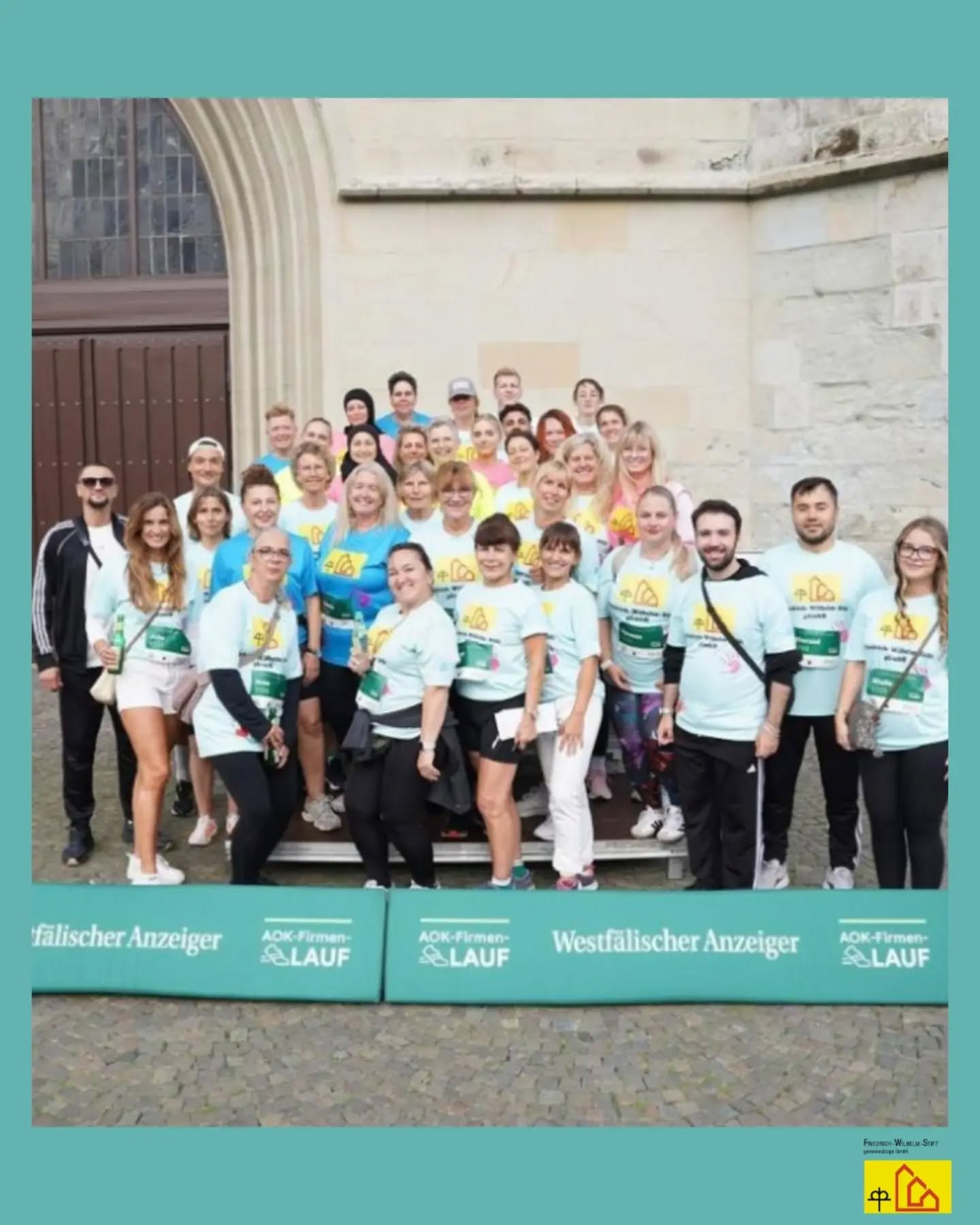Das obligatorische Gruppenfoto durfte natürlich auch in diesem Jahr nicht fehlen! Die neue Strecke wurde von uns getestet und für gut befunden.
Wir freuen uns 2027 wieder an den Start zu gehen.
#FWShamm #aokfirmenlauf #hammläuft #Jugendhilfe