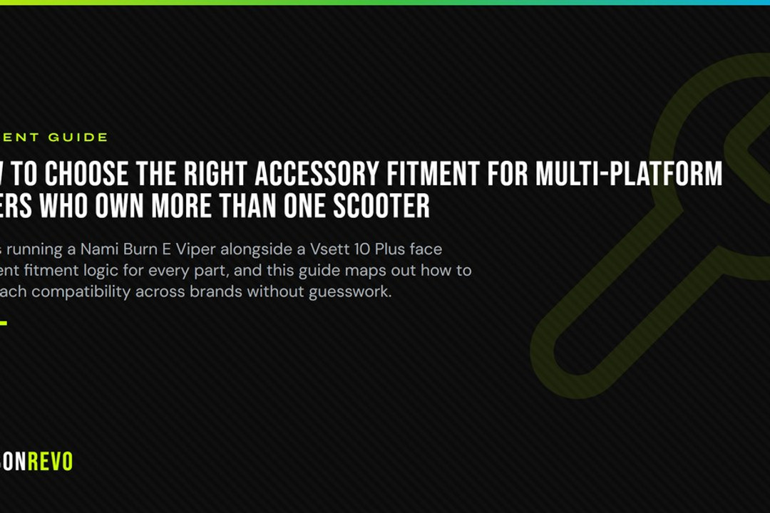 Two scooters. Two different fitment specs. One wrong part order.
CarbonRevo breaks down how to navigate accessory compatibility when your garage holds more than one platform.
Know your builds. Ride right.
#CarbonRevo #CarbonFibre #ElectricScooter #ScooterLife #MultiPlatformRider #PerformanceScooter #ScooterUpgrade