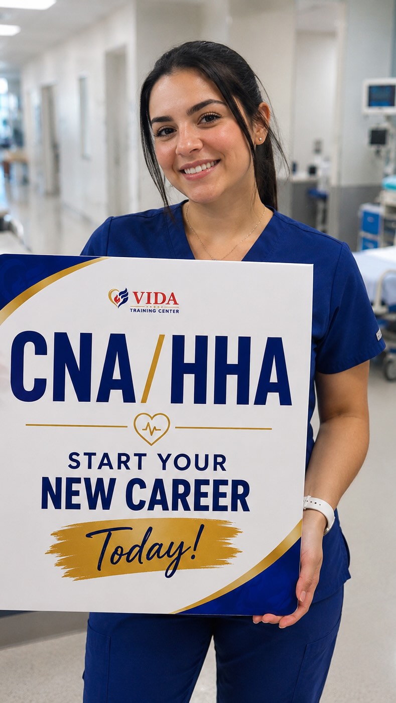 ¿Sientes que trabajas muchísimo pero sigues en el mismo lugar? 😔
A veces no necesitas empezar tu vida de cero… necesitas una oportunidad que te permita avanzar. 💙
🏥 Prepárate como HHA/CNA con VIDA Training Center y comienza a construir una nueva oportunidad dentro del campo de la salud.
✨ Acceso al curso inmediatamente después de inscribirte
👩⚕️ Preparación práctica con instructora
📚 Preparación para CNA
❤️ Programa HHA
🩺 CPR/BLS incluido
🖐️ Servicios requeridos incluidos
💻 Parte del programa desde casa
🤝 Acompañamiento durante tu proceso
No sigas diciendo “algún día voy a hacerlo”.
Ese “algún día” puede empezar HOY.
👇 Comenta HHA y te enviamos por DM toda la información para que puedas inscribirte y recibir acceso al curso de inmediato.
📍 VIDA Training Center
⚠️ Próxima sesión con cupos limitados.
Comenta HHA 👇