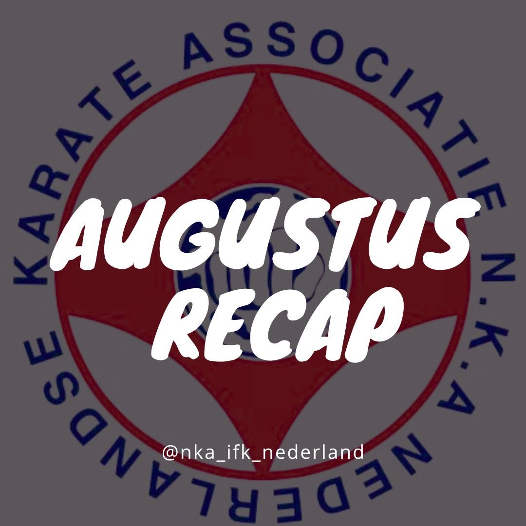 Augustus recap🔙
Het einde van de zomer is in zicht, we kunnen ons vaste trainingsritme weer oppakken. Maar eerst blikken we even terug op de afgelopen maand, want we hebben niet stilgezeten!💪🏼
Zo is er bij Sportschool Da Graça elke week buiten training gegeven, en werd er ook bij Dojo Hokori Meiyo en Noritsu hard doorgetraind zowel in als buiten de dojo. Heerlijk die buiten trainingen! Ook bij o.a. Back2Base, Nintai en Kyokushin Zeeland werd er lekker doorgetraind met de aanwezigen☀️
Ook werden er selectietrainingen georganiseerd, sommige stonden gepland, andere werden toegevoegd omdat er vraag naar was. Wat een mentaliteit!
Naast het trainen werd er ook vakantie gevierd, of werden er uitjes georganiseerd met de dojo, zoals bij Noritsu.
Mooi om te vermelden, dat Senpai Jens werd uitgenodigd bij Ookami Dojo van IFK België om als instructeur op hun zomerkamp aanwezig te zijn. Super om te zien dat je jongere generatie deze ruimte en kans krijgt!
Als organisatie hebben wij ook de officiële aankondiging voor de IFK Western European Championships gedeeld met jullie. Binnenkort zullen we meer informatie delen hierover.
Vergeet als laatst niet de enquête over zomerkamp in te vullen, we verzamelen al jullie input voor de voorbereidingen voor volgend jaar.
Op naar een mooi nieuw seizoen!