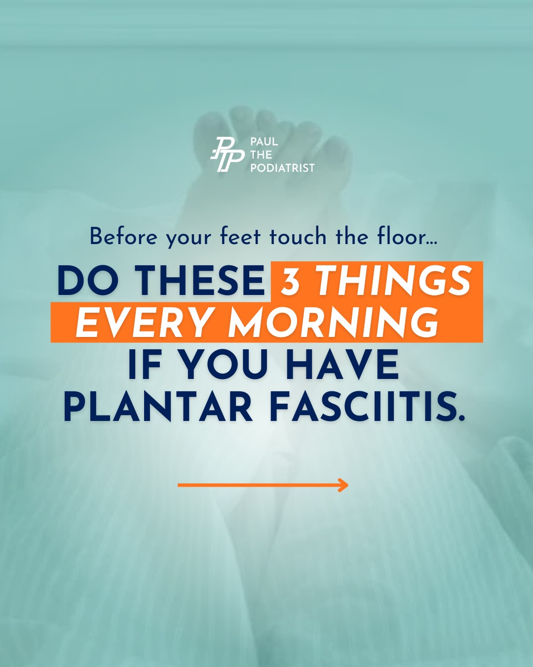 If you have planter fasciitis and you aren’t doing this every morning then start today.