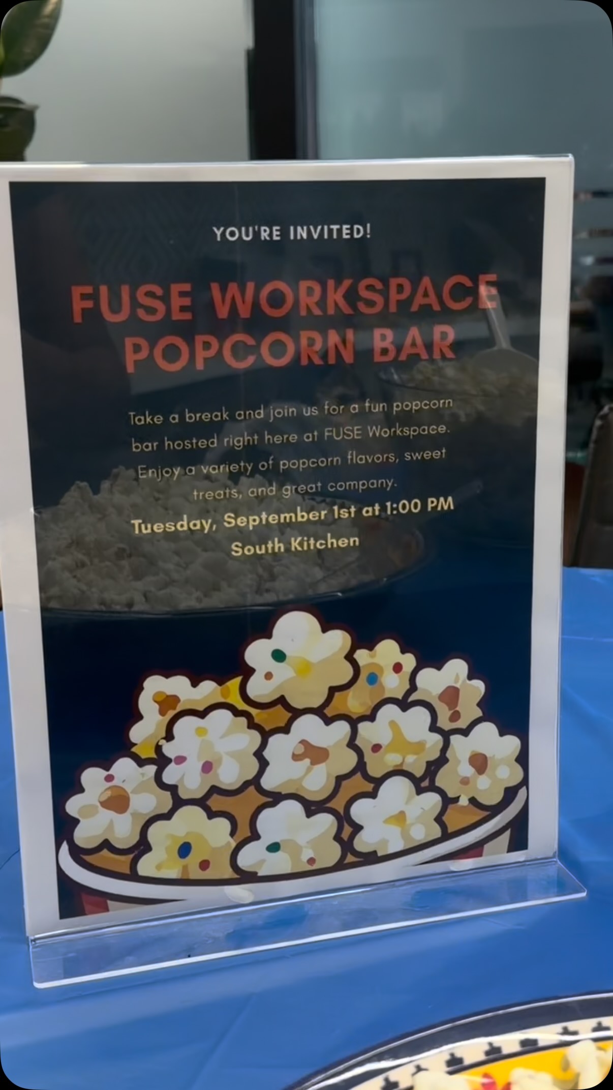 There’s always something popping at FUSE! 🍿
Our popcorn bar is a favorite spot for members to grab a snack, take a break, and enjoy a little moment of community.
#FUSEWorkspace #FUSECommunity #coworking