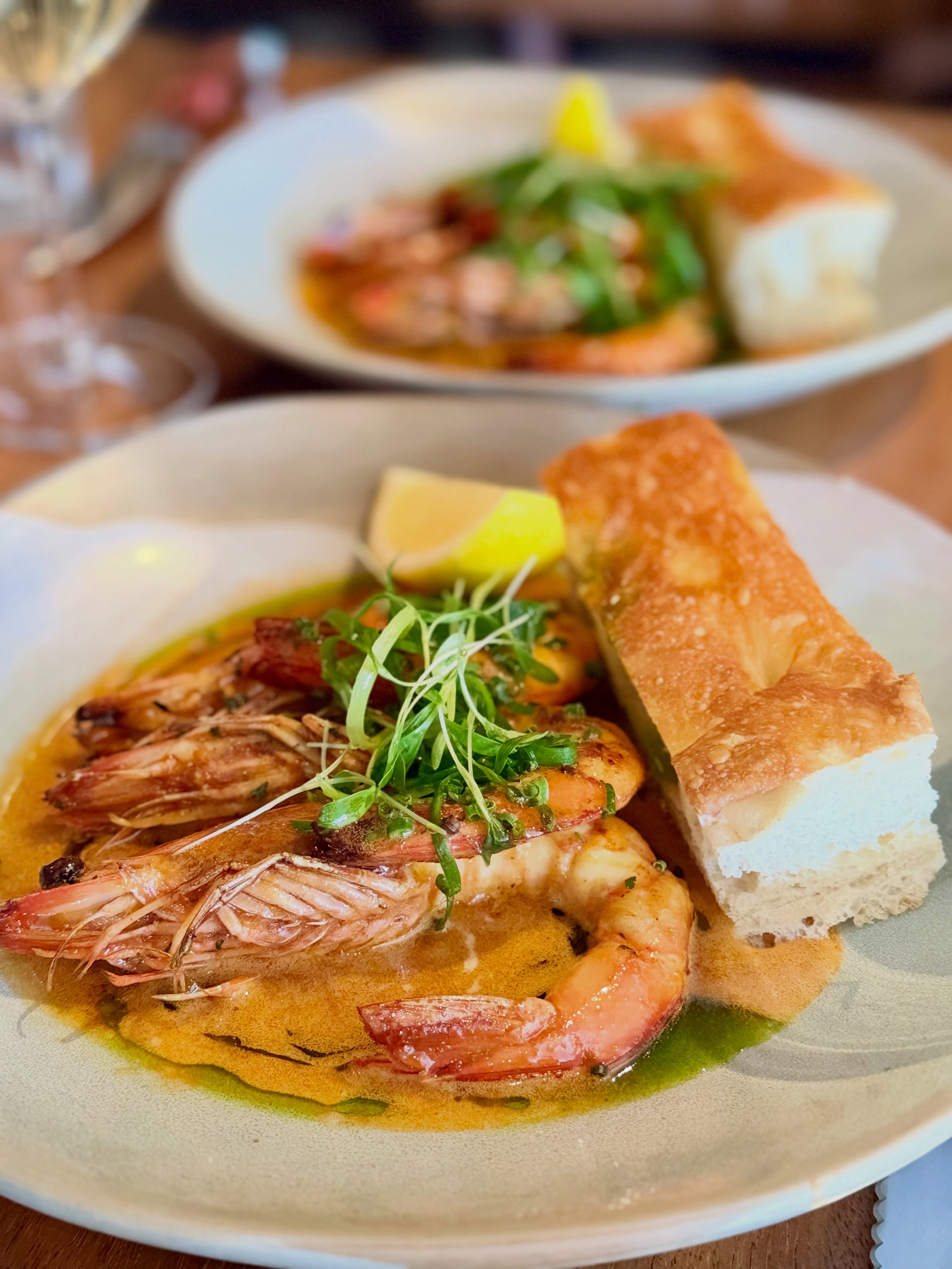 From the Queensland coast to the Melbourne table 🦐 Showcasing ocean to plate!
A few weeks ago we were thrilled to visit Meat & Wine Co Melbourne and see our Mooloolaba Eastern King Prawns featured on their menu. The dish Mozambican peri peri king prawns with a basil oil sauce, was a beautiful combination of seafood and bold African flavours! If you are in Melbourne be sure to head along and give this dish a try! @themeatandwineco
#oceantoplate #queenslandseafood #wildcaught #easternkingprawns