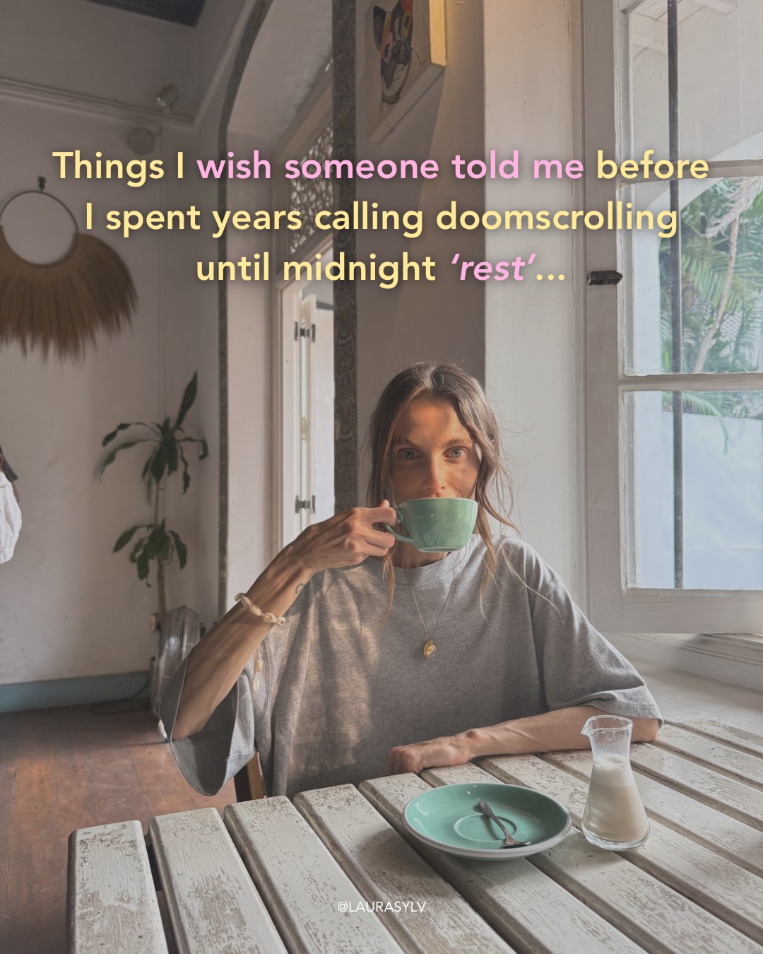 POV: You’ve spent years lying in bed, 11pm, phone in hand, calling it rest..
But that isn’t real rest, it’s a way of avoiding the deeper questions that come with the quiet.
Most of us believe we’re only ‘allowed’ to rest once we’ve ’earned’ it…
When we’ve done enough, been productive enough.
The problem with that is that you’ll never feel you’ve done enough, so when you half heartedly allow yourself ‘rest’ it comes with a big wedge of guilt.
Which means, you never feel fully rested, even if you’ve had a solid 8 hours sleep, because the rest of the day looks like being on high alert in stress response.
But the version of you that wakes up feeling properly rested? She’s closer than you think...
All it takes is small, simple tweaks in your day to day life, that, overtime all add up to becoming a completely new way of living.
A way that fully supports YOU.
One where you don’t feel you need to earn rest, love, the bare minimum.
This is exactly what we’re doing inside Self-Love September! And it’s not too late to join us.
Comment SEPTEMBER or use the link in my bio to join us now 🩷
We’re already seeing the most incredible shifts 🥹
.
.
.
#restisproductive #guiltfree #selfloveseptember #selfcompassion #learningtolovemyself