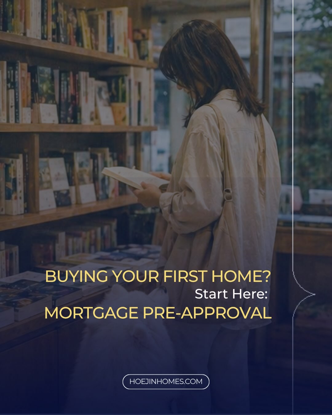 Buying your first home? Before you start saving listings and booking showings, take one important step first: get mortgage pre-approved.
A pre-approval can help you understand your potential borrowing capacity, establish a realistic budget, and prepare you to make an offer when you find the right home.
And one small but important tip: make sure you receive the written pre-approval letter at the end of the process.
It’s also important to remember that a pre-approval is not final mortgage approval. The lender will still need to approve the specific property you purchase.
This is part of my First-Time Home Buyer Guide series, created to break down the home-buying process one step at a time.
Save this post and share it with someone planning to buy their first home.
Helping people find homes that support fulfilling lives.
Hoejin Wang | Hoejin Homes
RE/MAX All-Stars Realty Inc.
Stouffville & York Region REALTOR®
📱 | DM Hoejin
📞 | 416.892.3511
📧 | hoejinhomes@gmail.com
💻 | hoejinhomes.com
#StouffvilleRealtor #YorkRegionRealtor #FirstTimeHomeBuyer #YorkRegionRealEstate #HomeBuyingTips