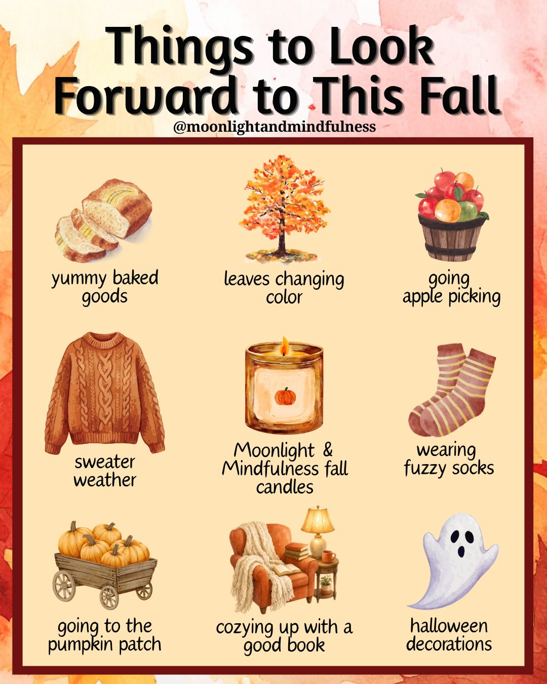 🍁 Fall is truly in the air! This weekend, the weather has been cloudy with a little chill in the air and I'm loving every second. What are you looking forward to the most this fall? I truly cannot wait to bake my first apple pie. 🍁
#fall #fallthings #autumn #autumnequinox #cozyvibes