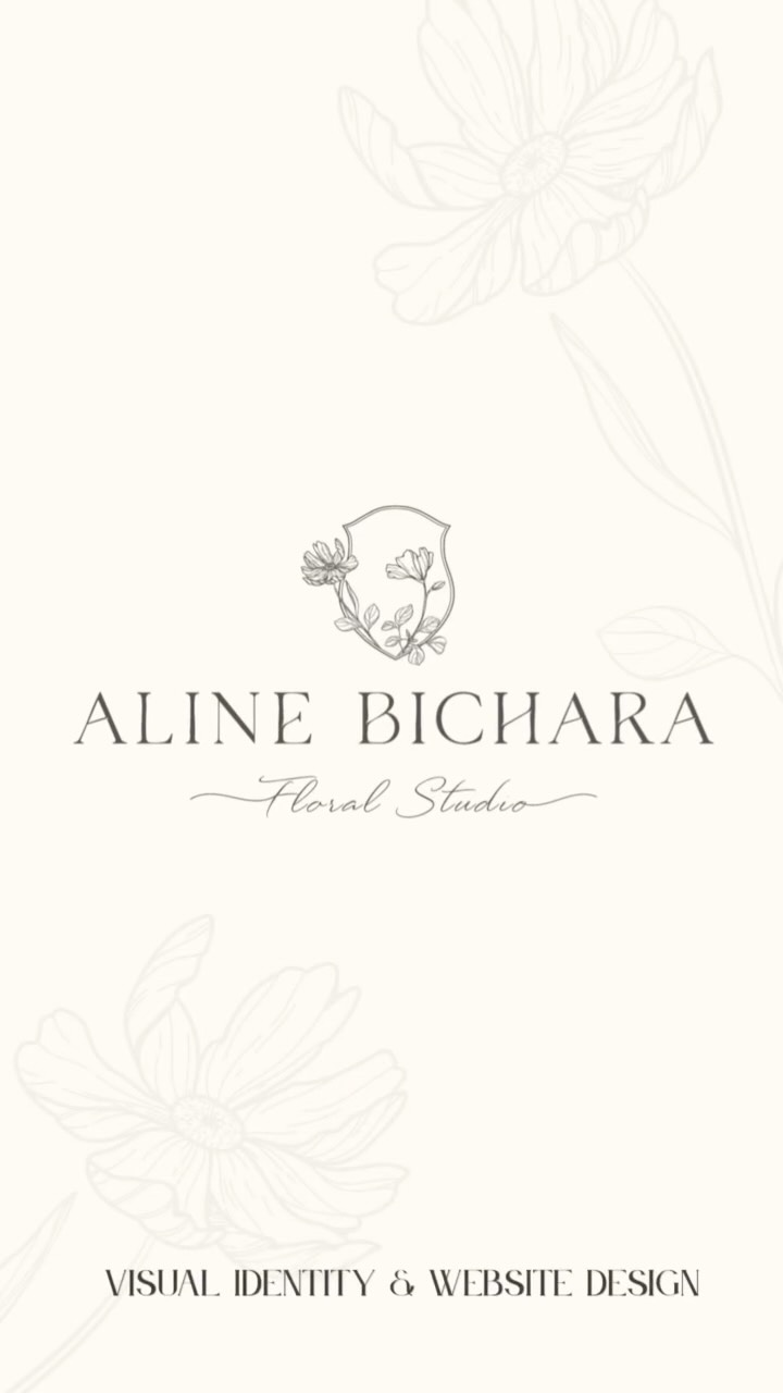 Visual identity + website design for Aline Bichara Floral Studio, created to feel elegant, organic, and responsive across every screen.
#graphicdesigner #websitedesign #sandiegographicdesigner #floraldesign #logodesign