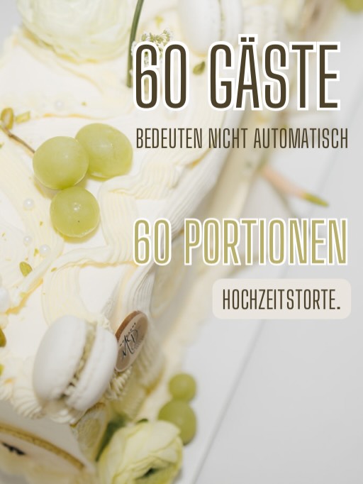 60 Gäste? Dann braucht ihr nicht automatisch 60 Portionen Hochzeitstorte.
Wenn es bereits ein Dessert gibt, rate ich euch ganz ehrlich oft zu einer kleineren Torte. Ich finde es nämlich wahnsinnig schade, wenn am Ende ein grosser Teil davon übrig bleibt.
Beautiful, yes. But most of all: made to be eaten. 🤍
Ihr heiratet 2027 im Thurgau oder in der Ostschweiz? Schreibt mir eure Gästezahl und ob ein Dessert geplant ist. Ich sage euch ehrlich, welche Tortengrösse wirklich Sinn macht.